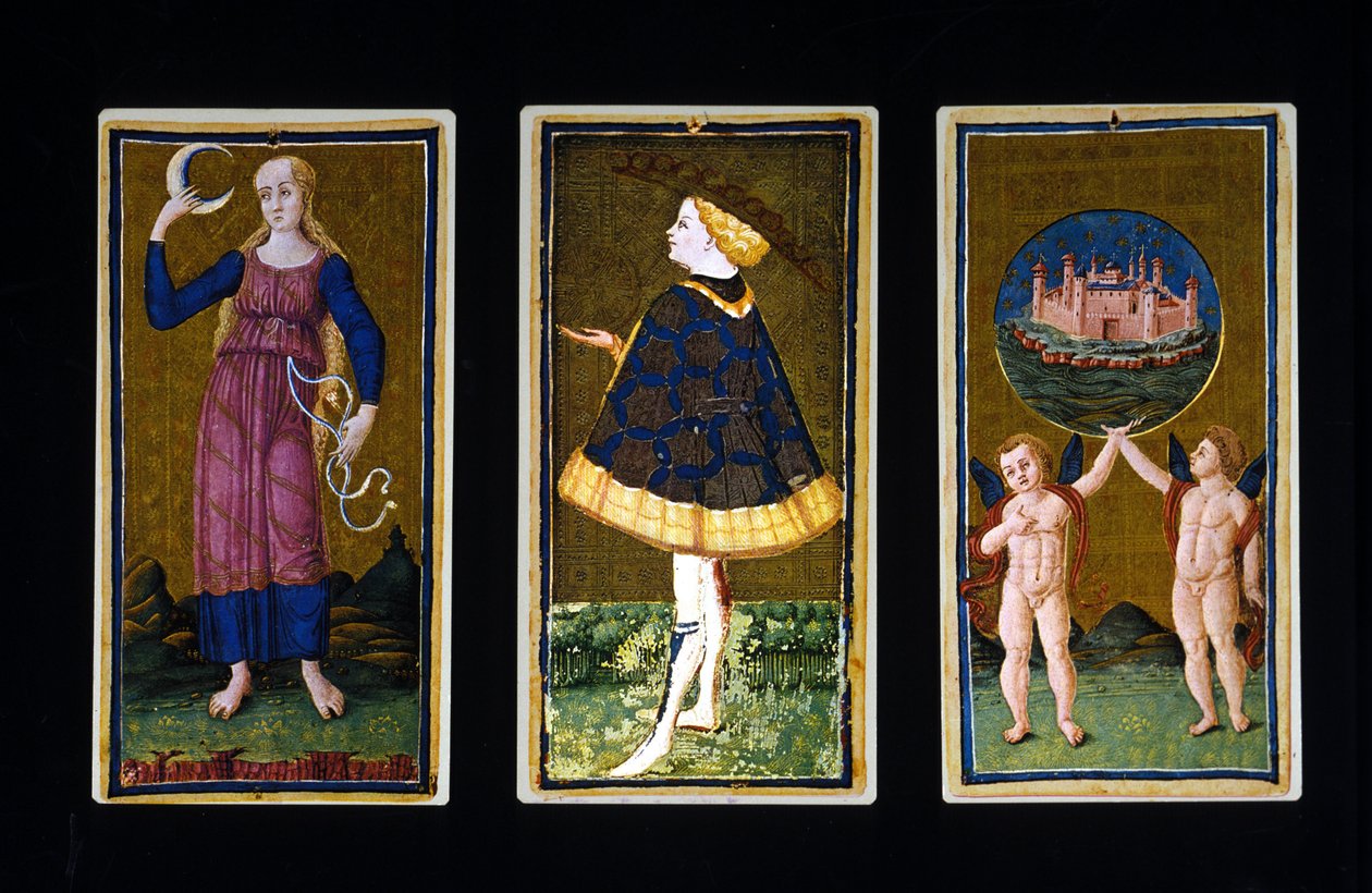 Tarots italianos. Tarot de Brera de Bonifacio Bembo de Unknown artist