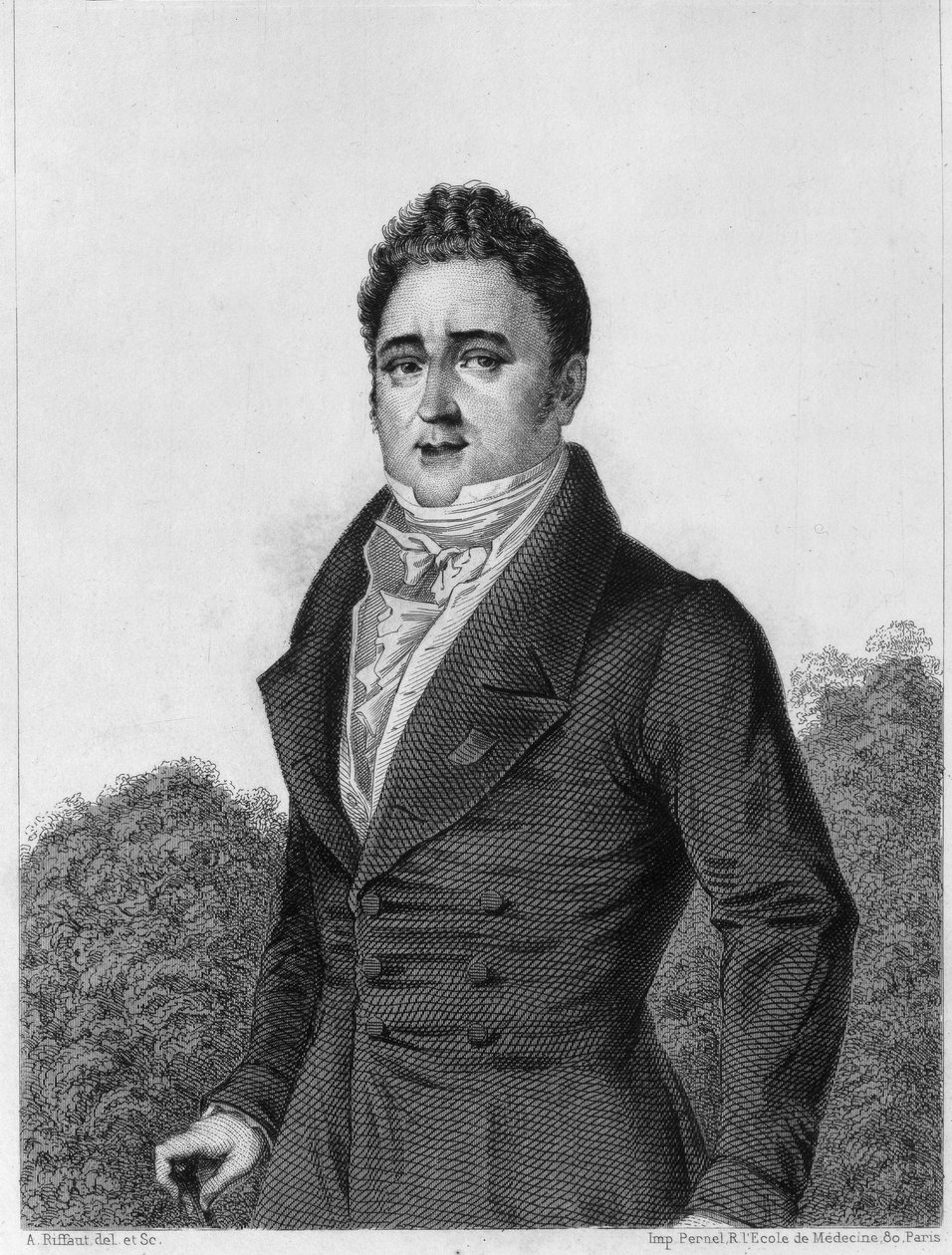 Jacques Lafitte (1767-1844), banquero y político francés - grabado en “Histoire de la vie politique et privée de Louis Philippe” de Unknown artist