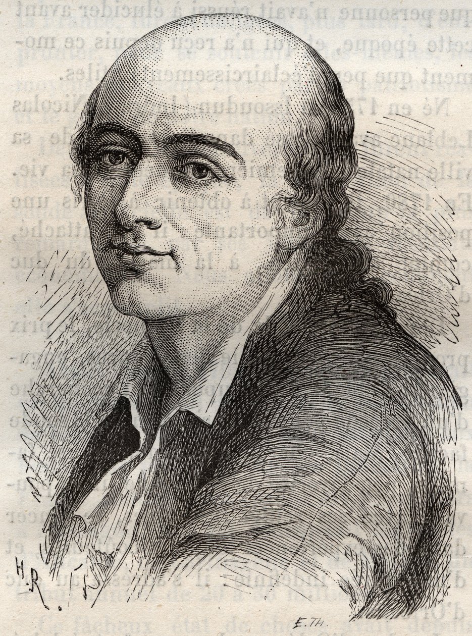 Jean-Claude Delametherie (1743-1817), naturalista, mineralogista y paleontólogo francés de Unknown artist