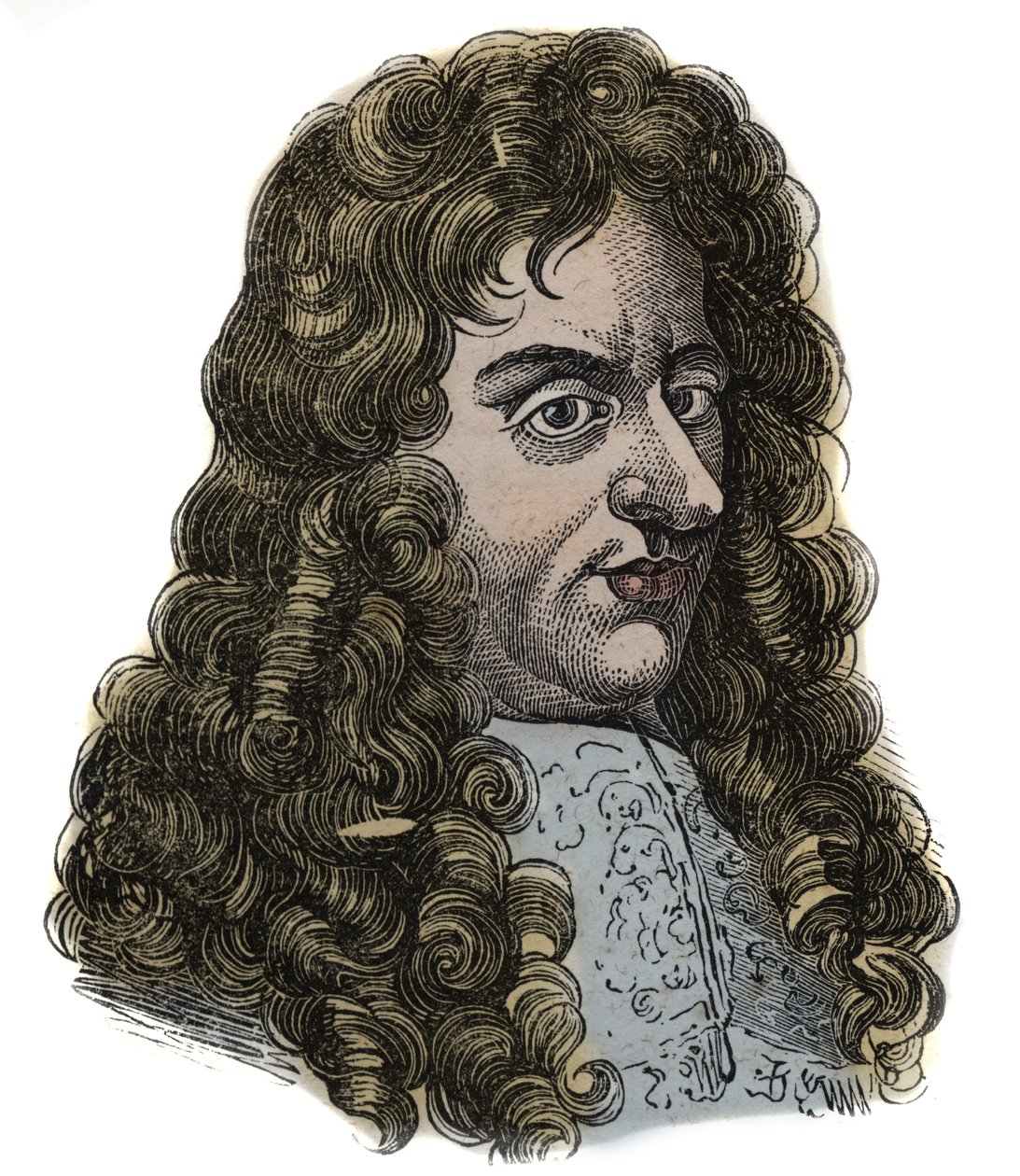 Jean Dominique Cassini (1625-1712) (Giandomenico) - Astrónomo inglés - grabado 1856 de Unknown artist
