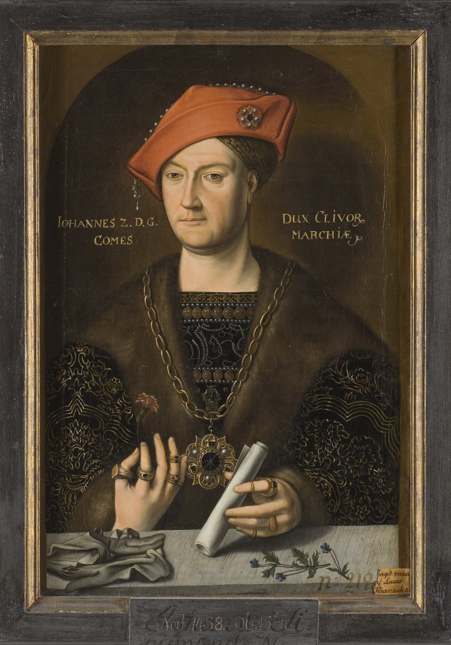 Retrato de Juan II (1458-1521), Duque de Cleves, Conde de Mark de Unknown artist