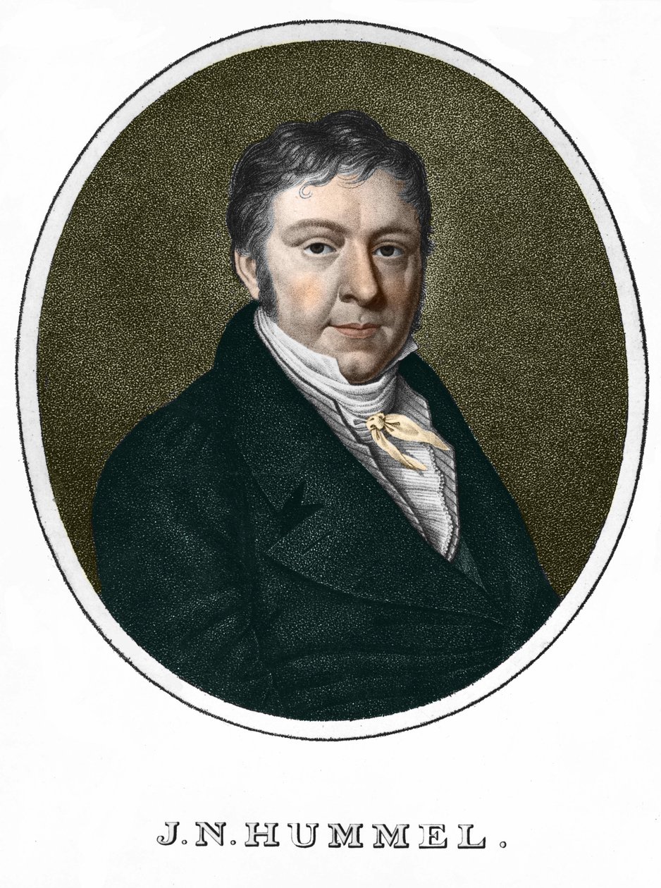 Jean Nepomucene Hummel (Johann Nepomuk Hummel) (1778-1837). Pianista y compositor austríaco de Unknown artist