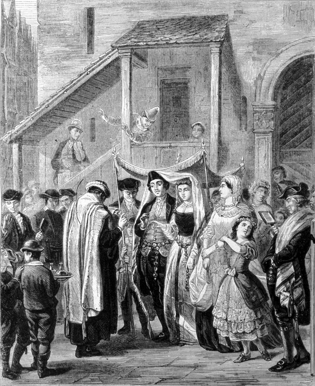 Boda judía en Alemania de Unknown artist