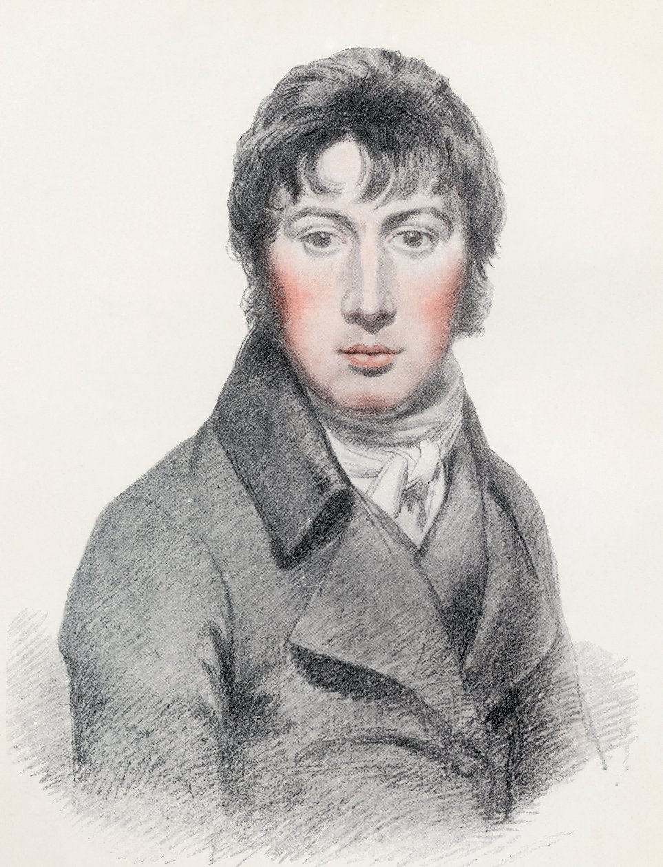 John Constable (litografía en color) de Unknown artist
