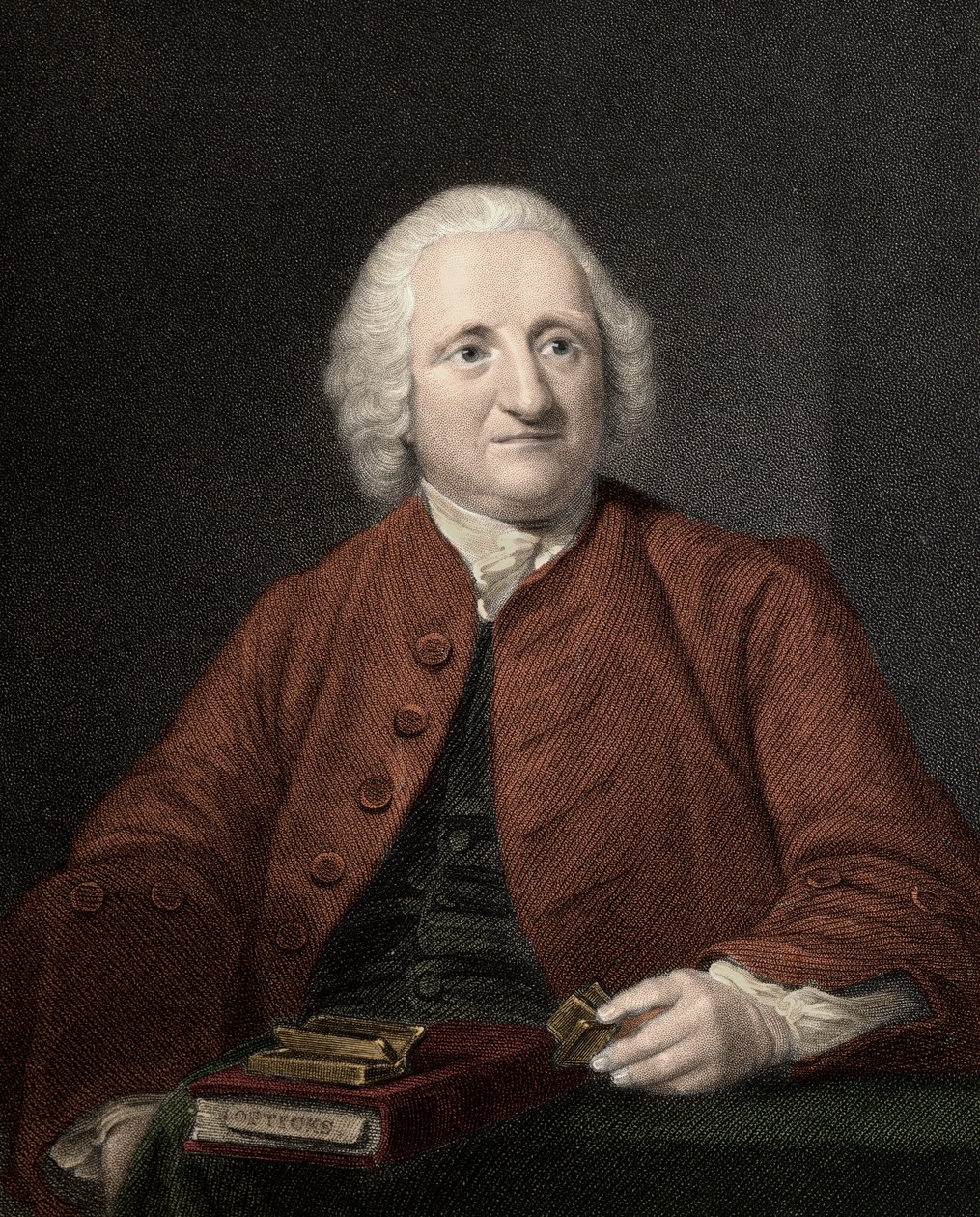 John Dollond 1706 - 1761 - grabado - siglo XIX de Unknown artist