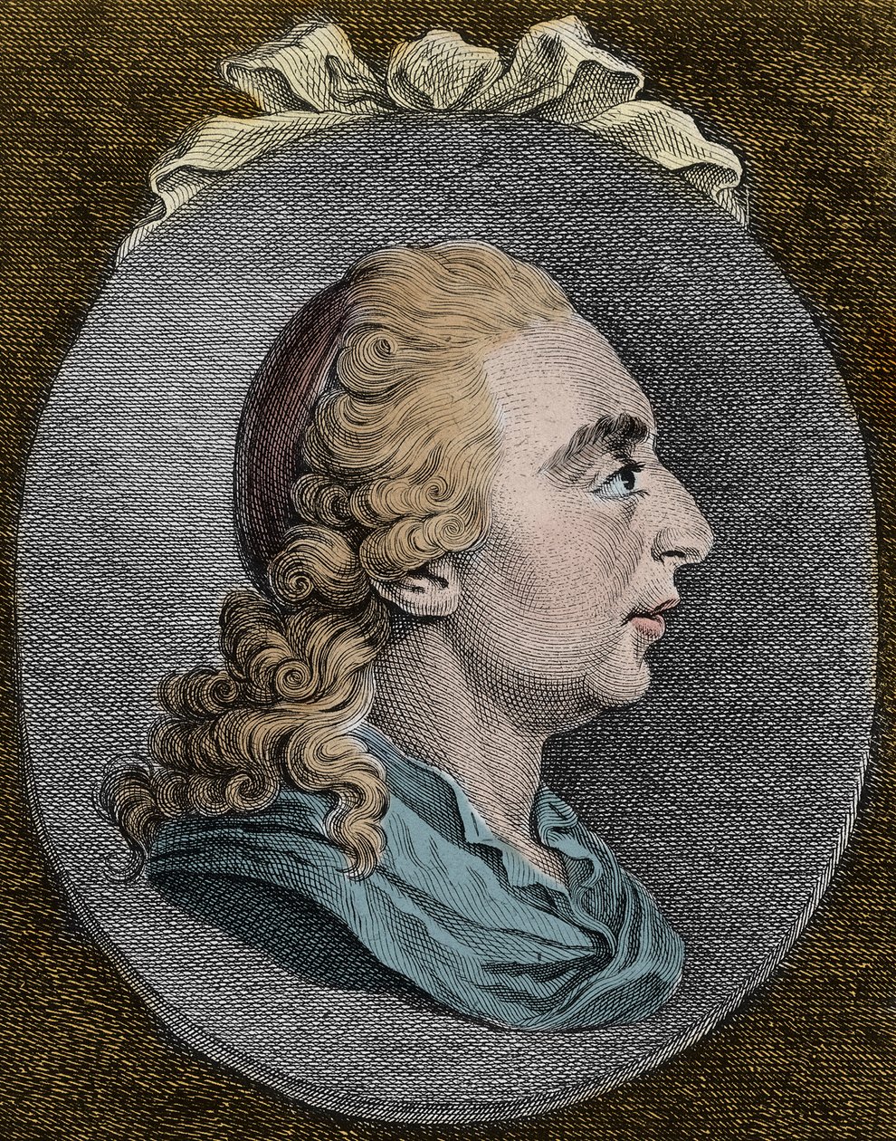 Joseph Freiherr von Sonnenfels (1732-1817) jurista y novelista austriaco y alemán - Grabado de Unknown artist