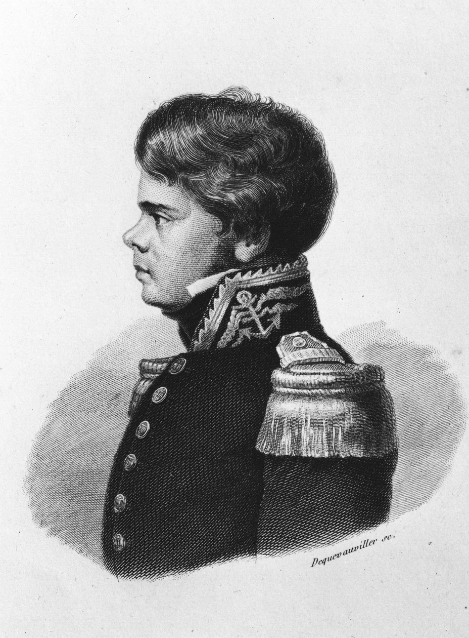 Jules Poret de Blosseville. Explorador, marinero y geógrafo francés. 1802-1833. de Unknown artist