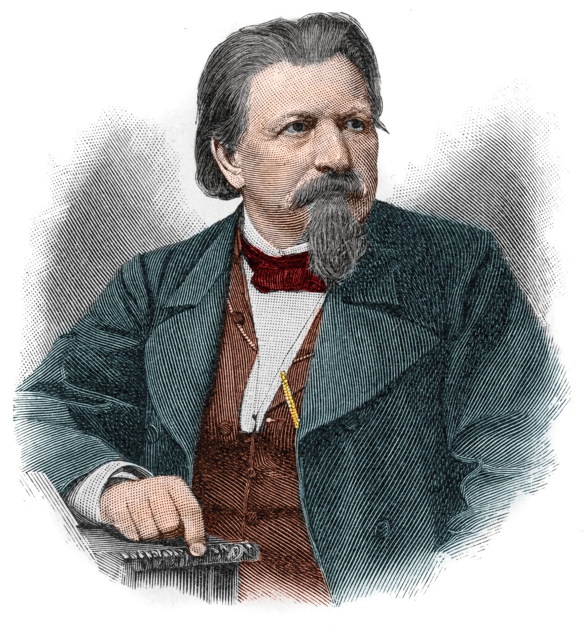 Karl Ferdinand Gutzkow (1811-1878), escritor, dramaturgo y periodista alemán de Unknown artist