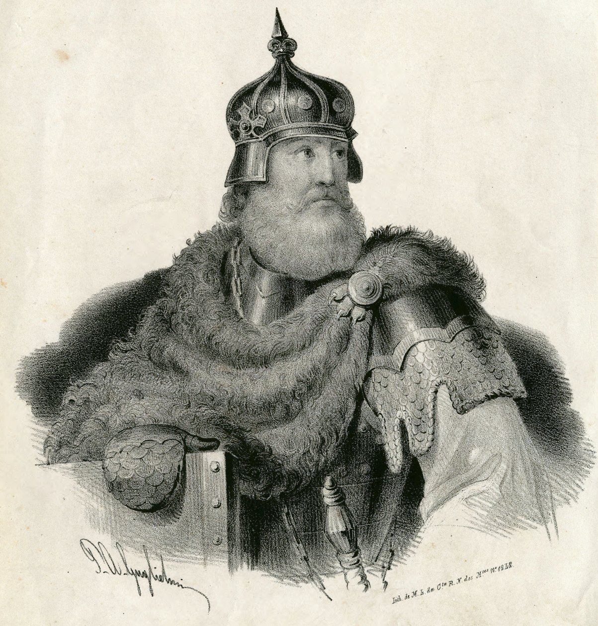 Kęstutis - Gran Duque de Lituania y Duque de Trakai 1297-1382 de Unknown artist