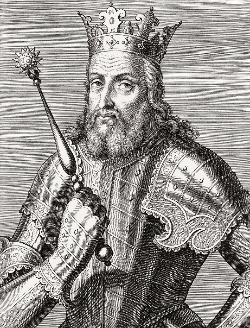 Rey Afonso IV de Portugal. Retrato. de Unknown artist