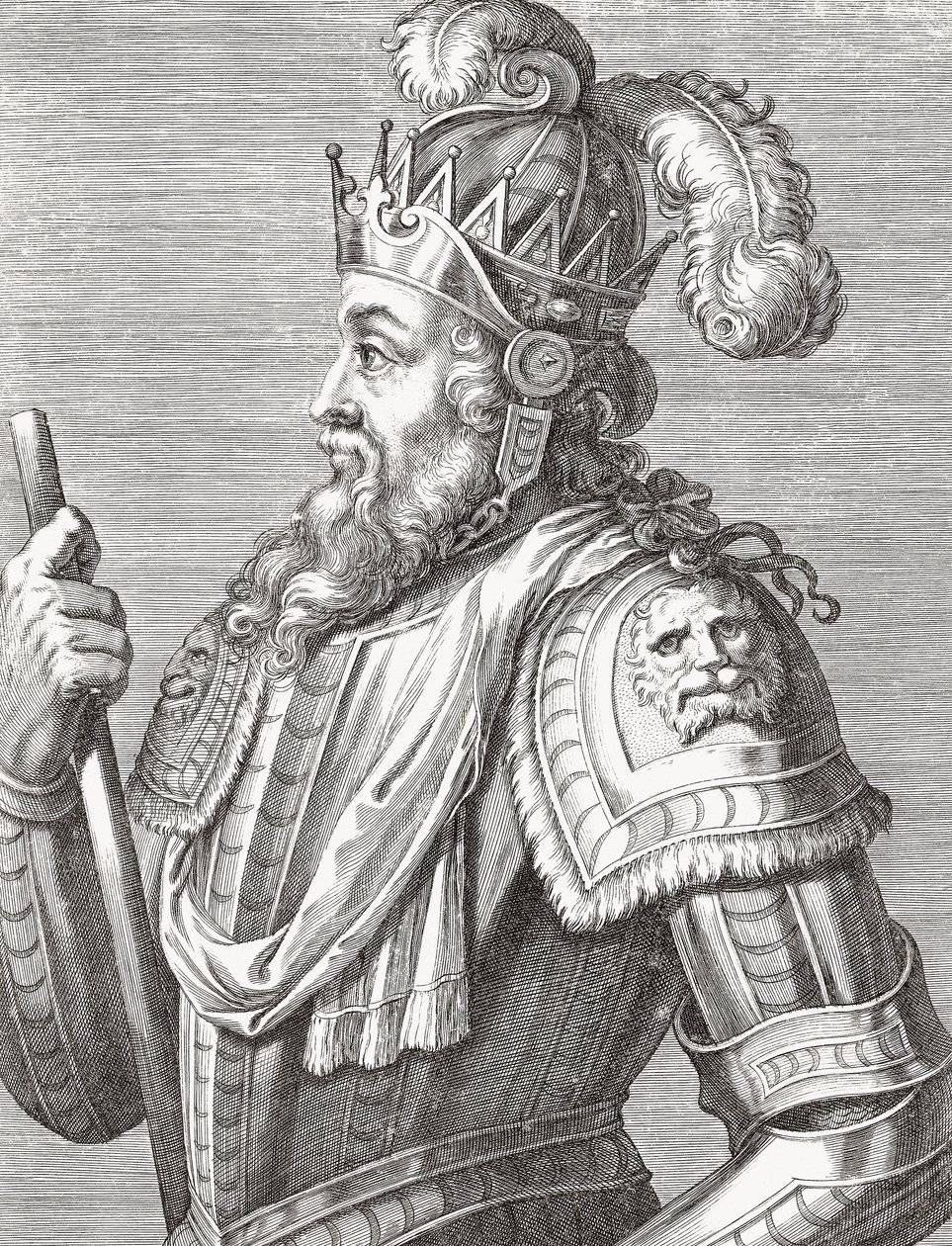 Rey Alfonso V de Portugal. Retrato. de Unknown artist
