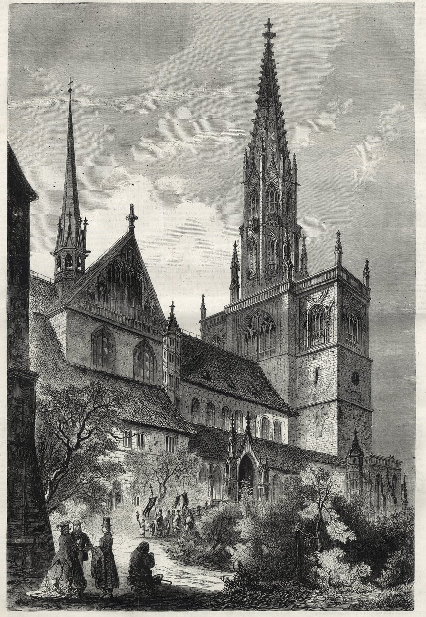 Konstanzer Münster - La Catedral de Constanza - Alemania - Catedral de Nuestra Señora de Constanza - 1868 de Unknown artist