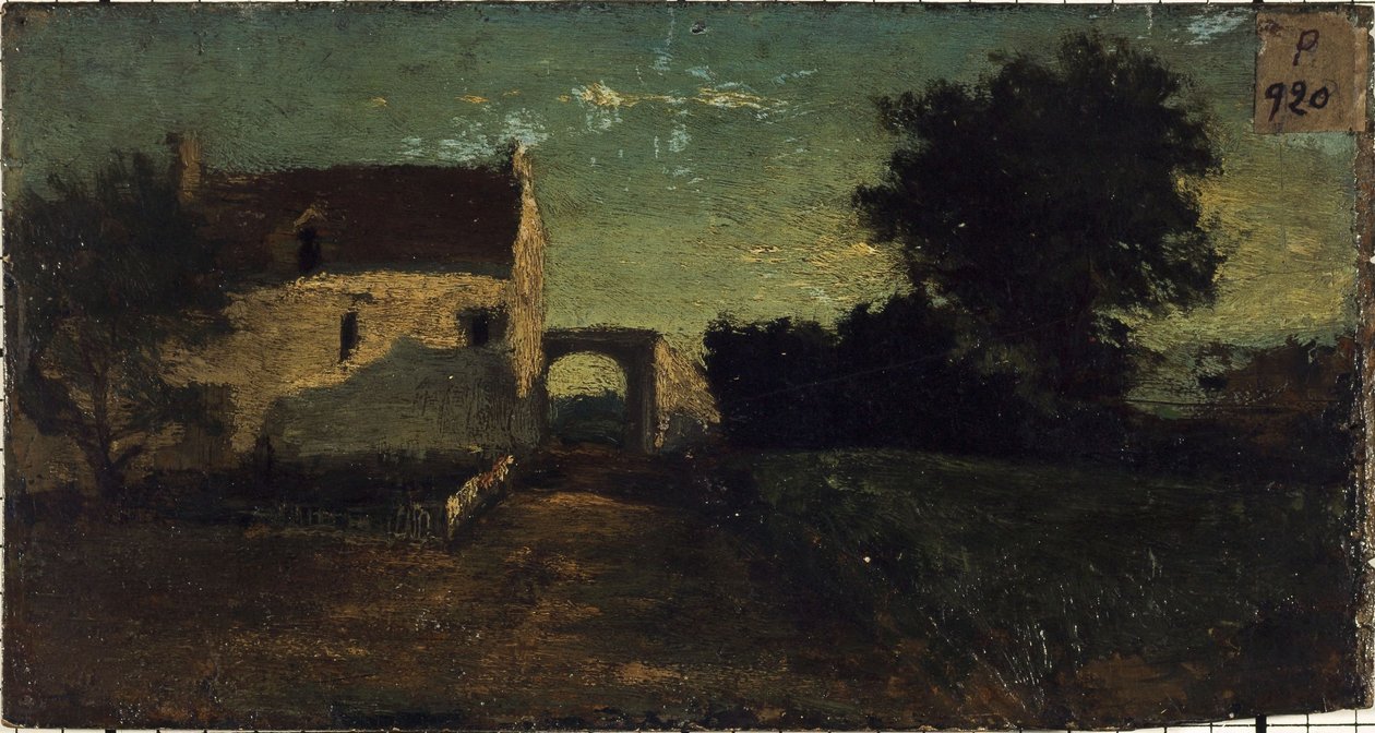 La porte de Clamart (), hacia 1850, entre 1845 y 1855 (óleo sobre madera) de Unknown artist