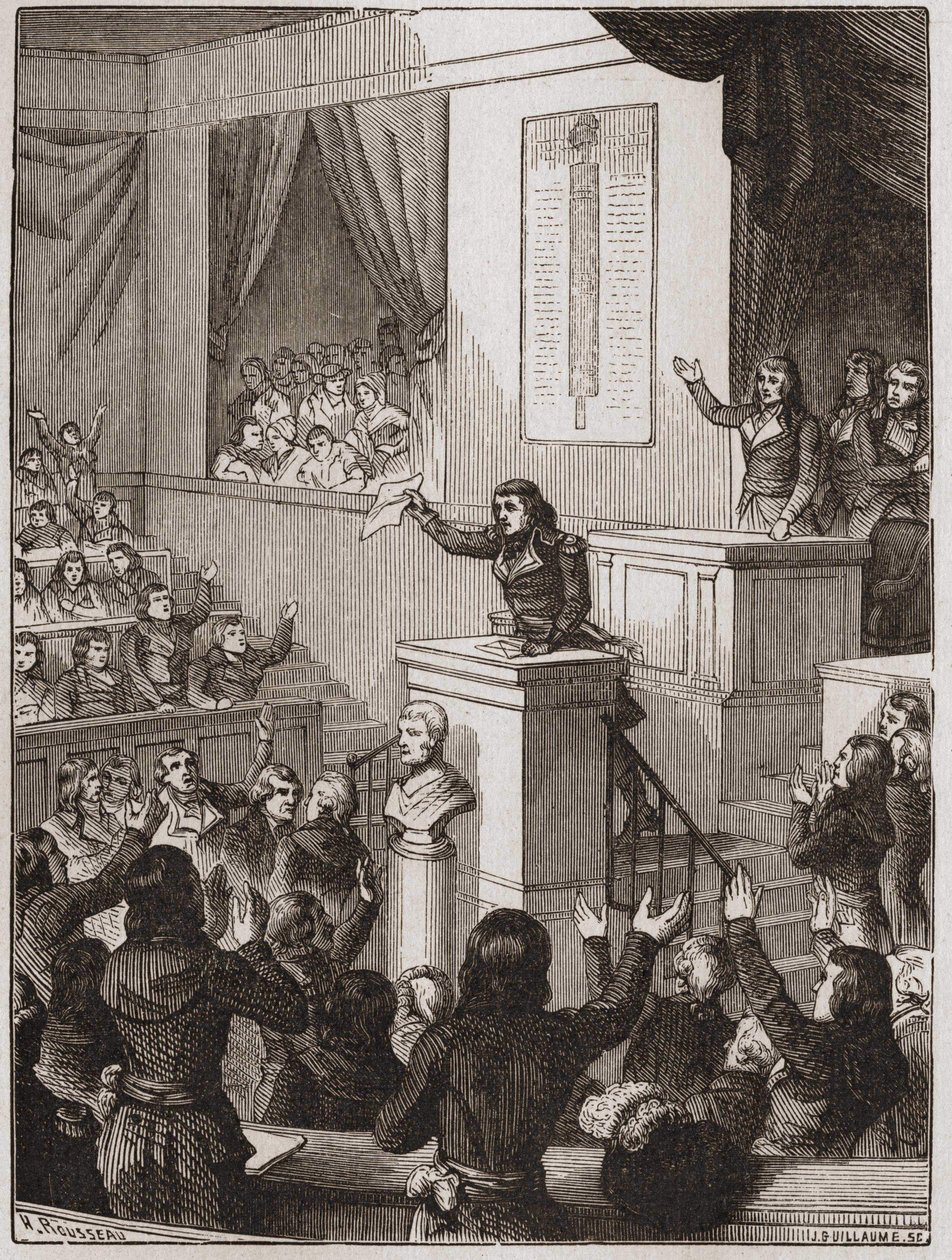 Lazare Nicolas Marguerite Carnot (apodado el organizador de la victoria o el gran Carnot) anunciado el 1 de septiembre de Unknown artist