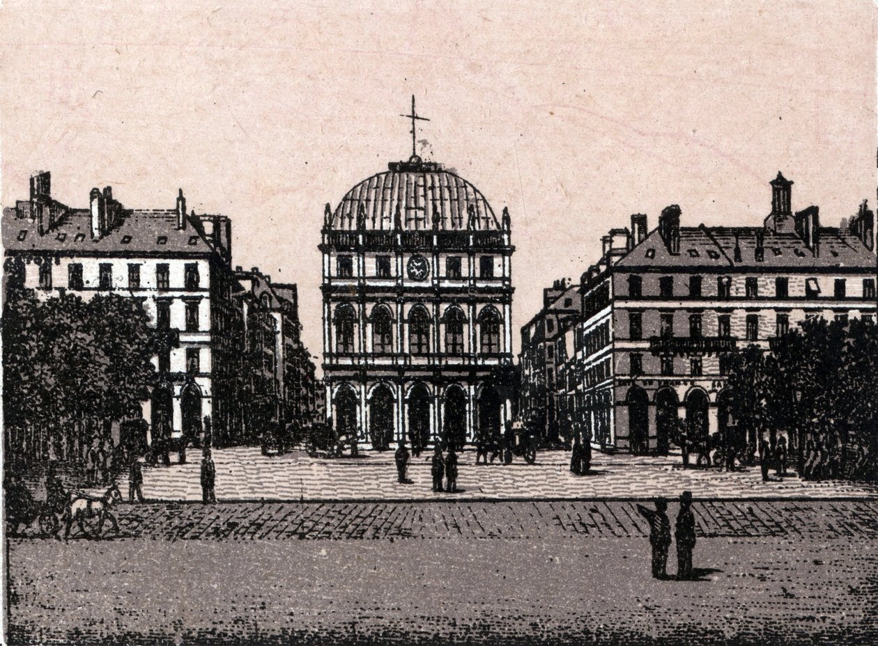 Le Havre, el teatro en "Le monde illustré 168 vistas" Sin fecha (finales del siglo XIX) de Unknown artist