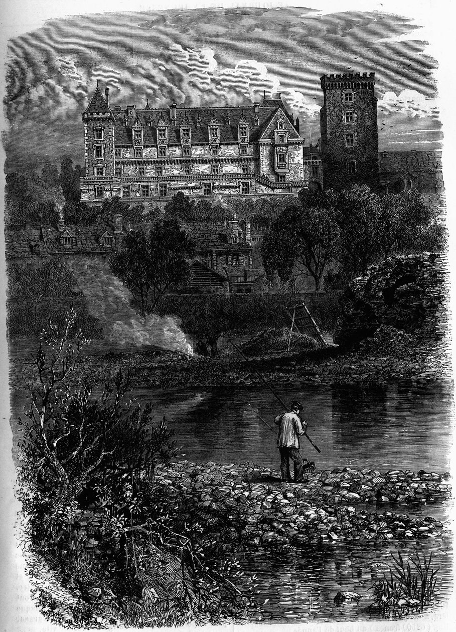 El castillo de Pau, Pirineos Atlánticos (64) de Unknown artist