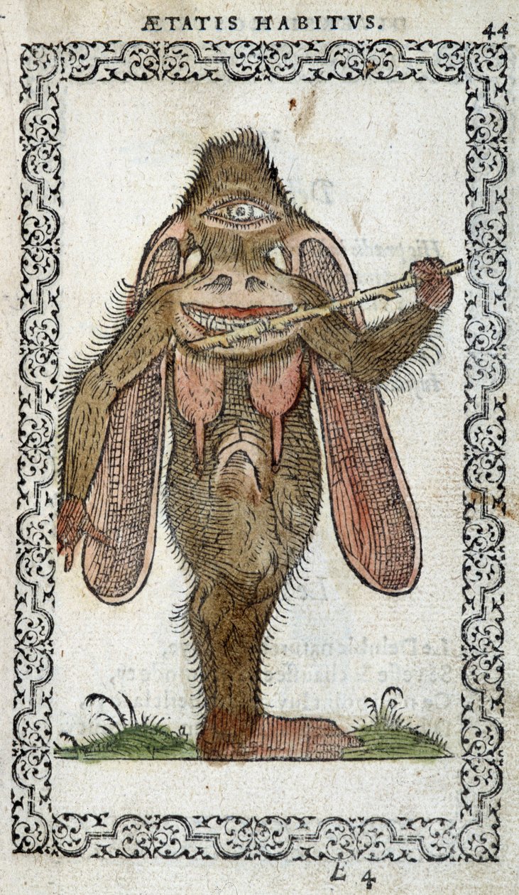 Le cyclope - en “Habits et effigies” por Jean Sluperius de Unknown artist