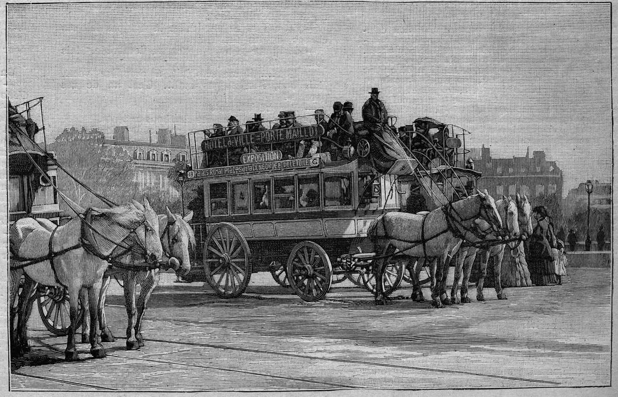 Los Omnibus de París en el siglo XIX: l