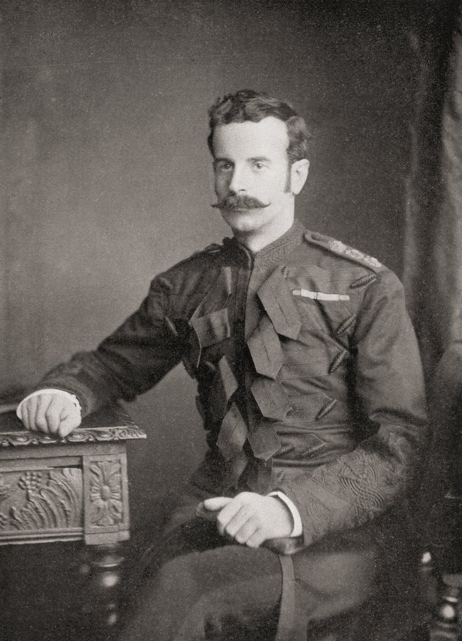 Teniente General Douglas Mackinnon Baillie Hamilton Cochrane, 12º Conde de Dundonald, del libro South Africa and the Transvaal War por Louis Creswicke, pub. 1900 de Unknown