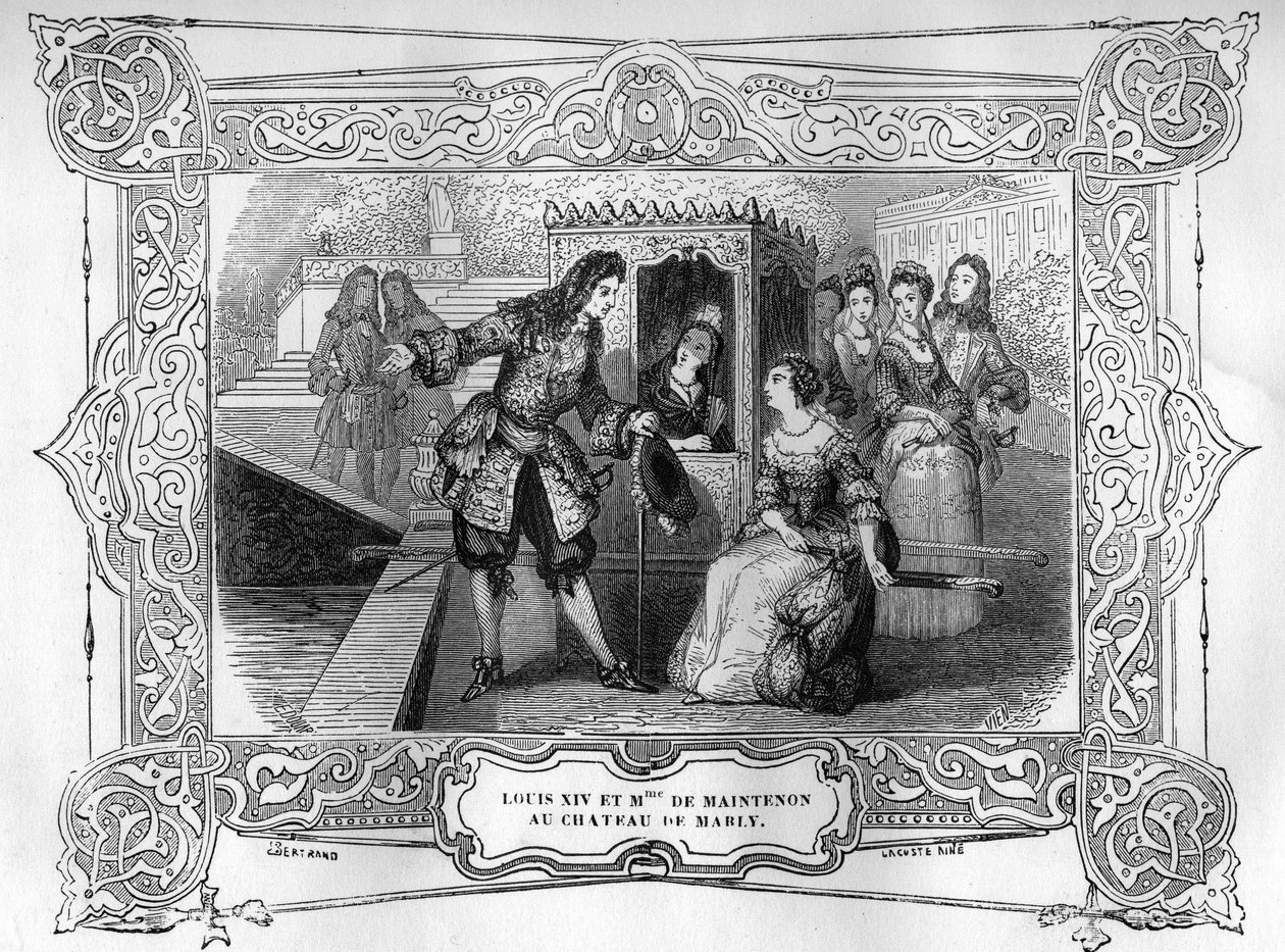 Luis XIV y Françoise d
