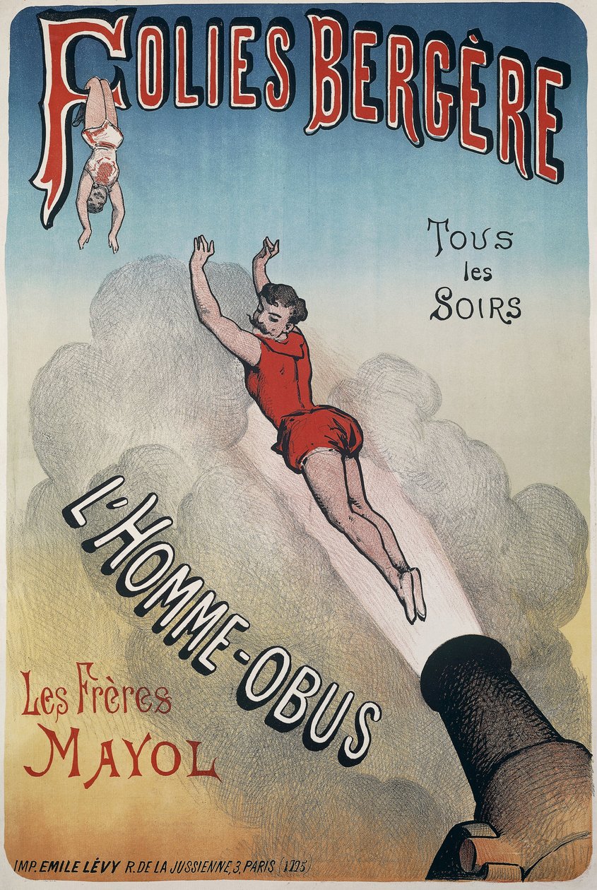 Revistas (music hall) - Folies-Bergère. Todas las noches el hombre-concha de Unknown artist
