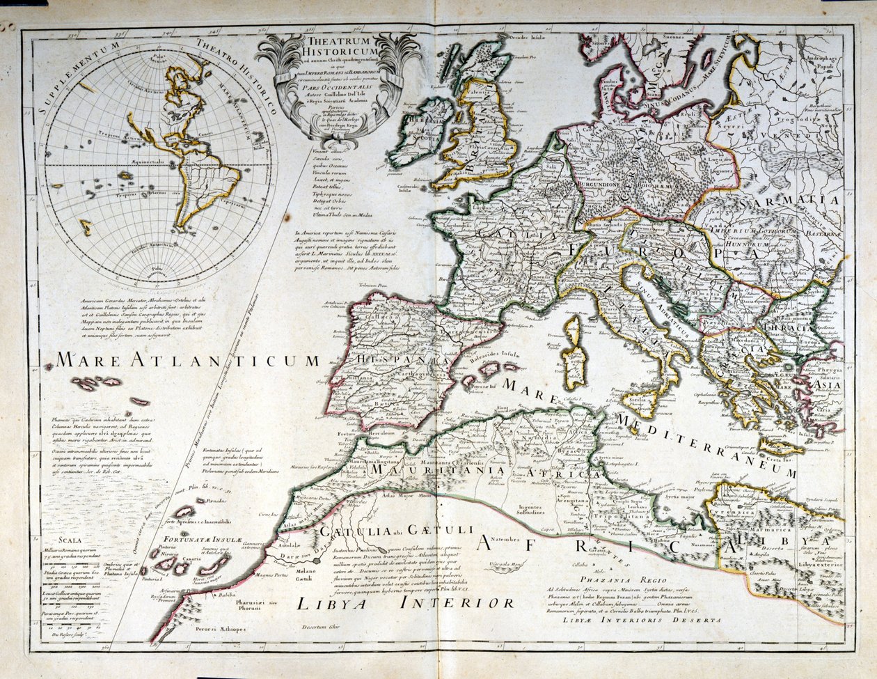 Mapa de Europa. Principios del siglo XVII de Unknown artist