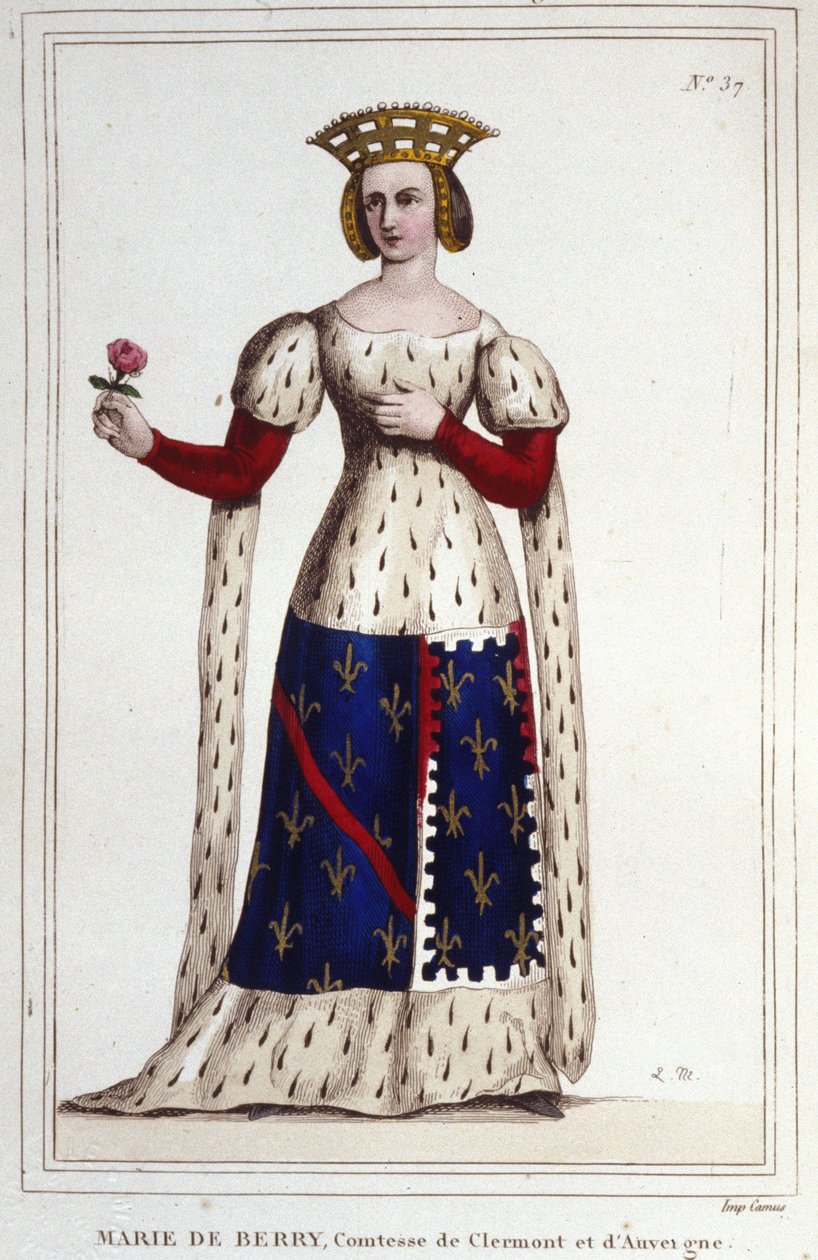 Marie de Berry (1367-1434). Condesa de Clermont y Auvernia. de Unknown artist