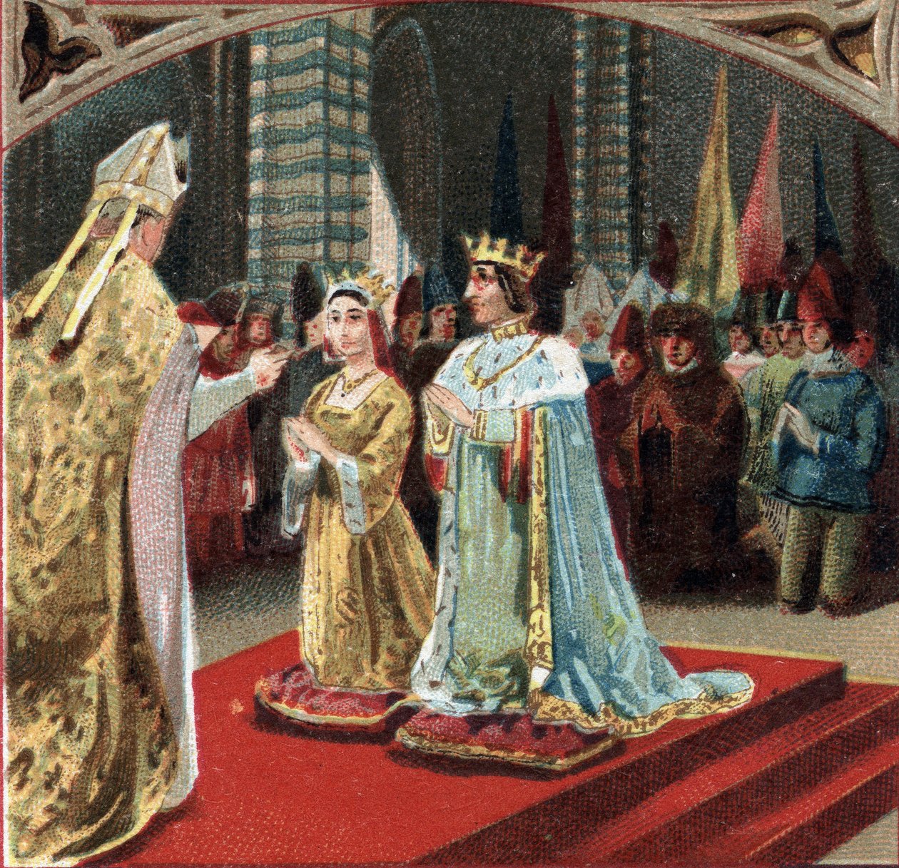 Matrimonio de Carlos VIII, Rey de Francia, y Ana de Bretaña en el Castillo de Langeais el 6 de diciembre de Unknown artist