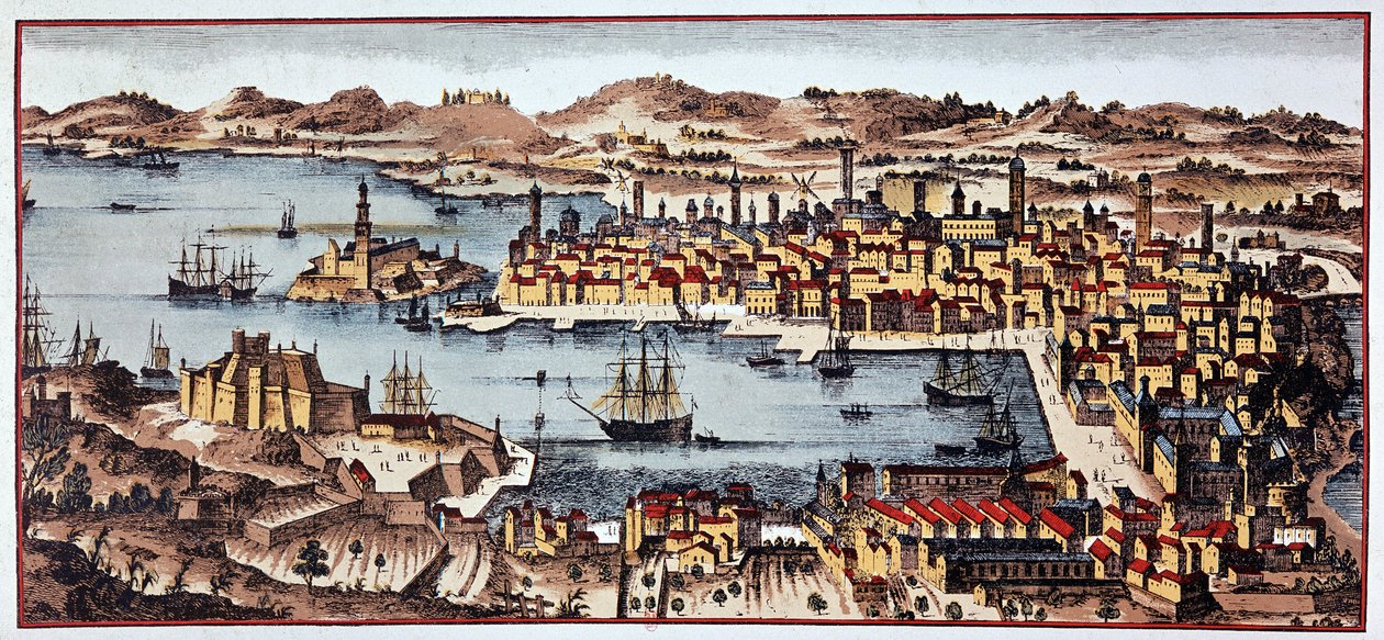 Marsella en 1680 de Unknown artist