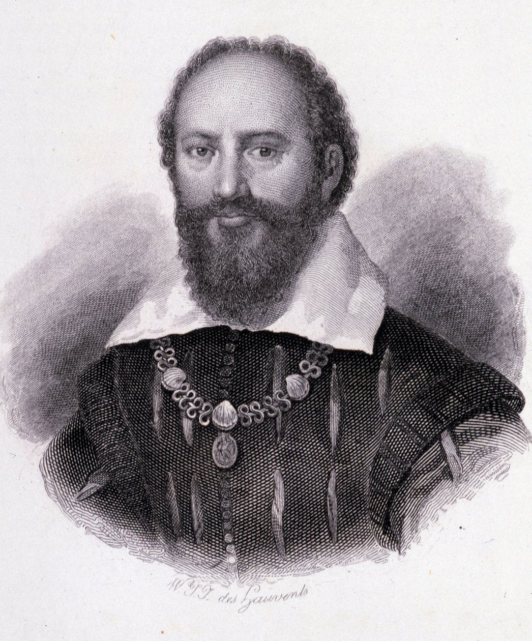 Maximiliano de Béthune (1560-1641) Duque de Sully, retrato funerario de Unknown artist