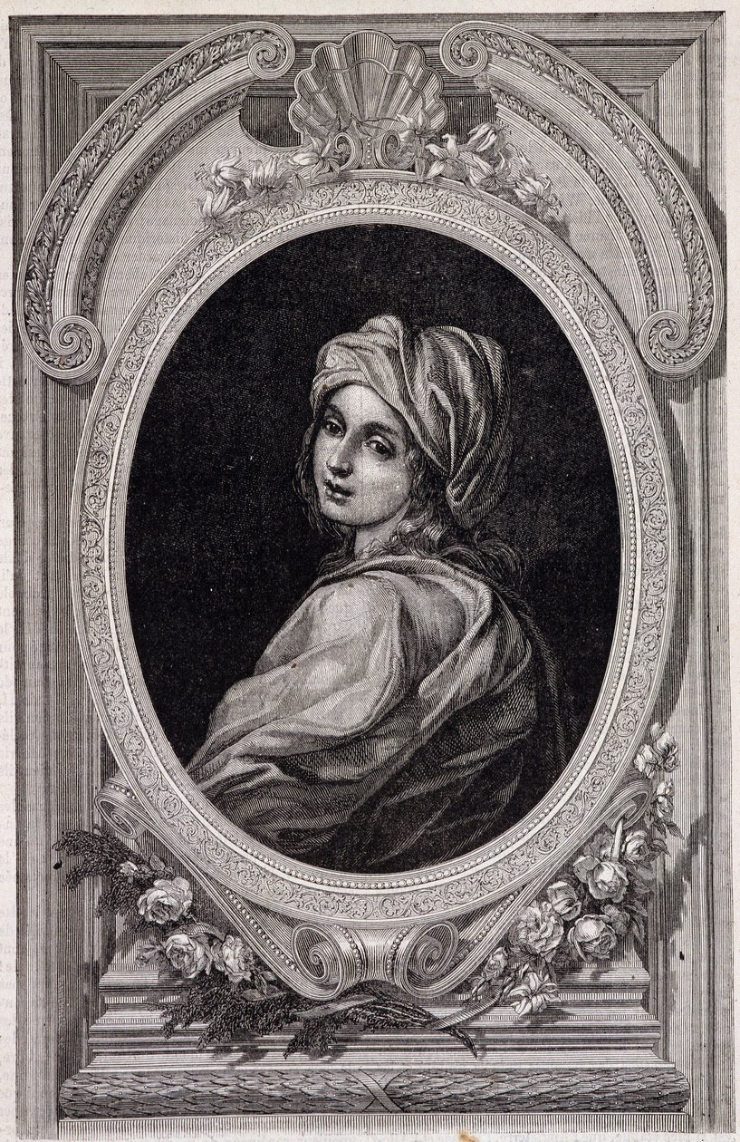 Retrato en medallón de Papisa Juana - en Histoire des papes por Maurice Lachatre de Unknown artist