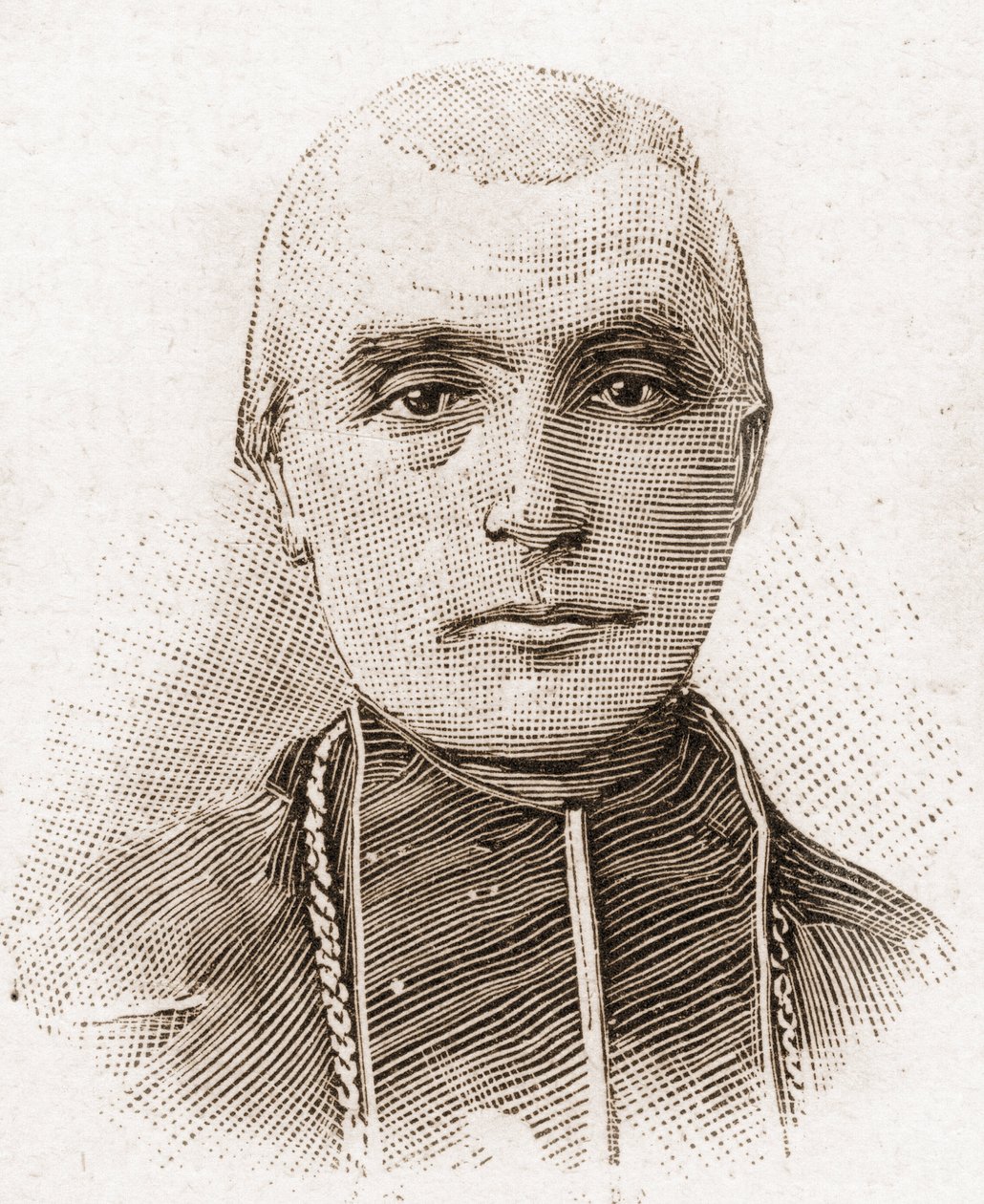 Miembros de la Academia Francesa en 1895: retrato del Cardenal Adolphe Perraud (1828-1906), obispo e historiador francés de Unknown artist