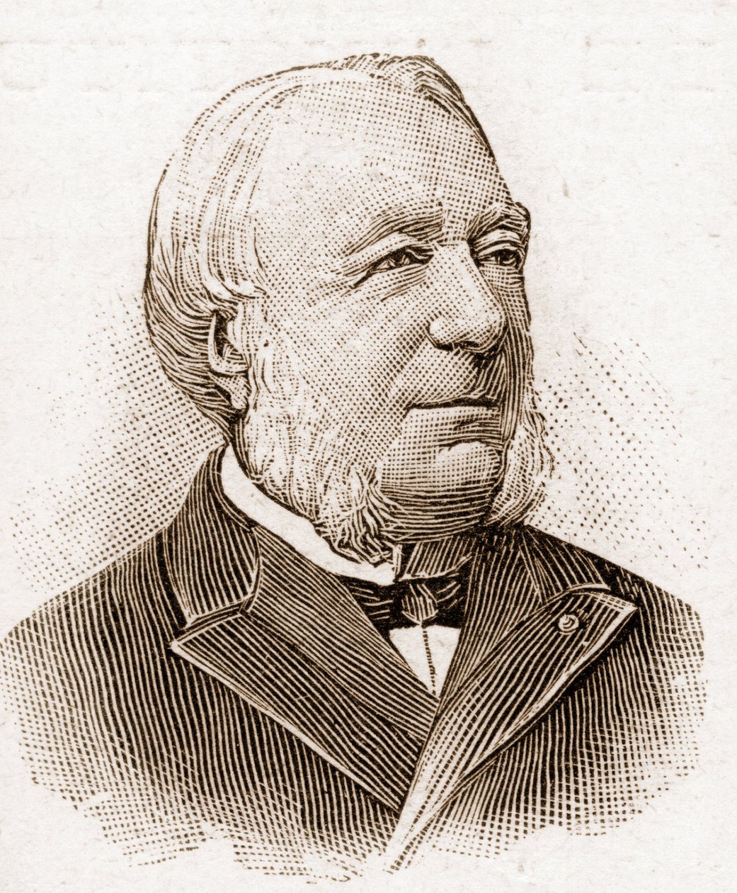 Miembros de la Academia Francesa en 1895: retrato de Marie Louis Antoine Gaston Boissier (1823-1908), historiador y filólogo francés. de Unknown artist