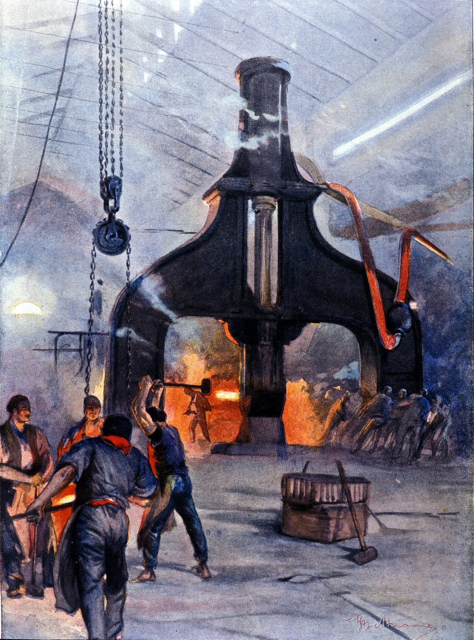Plantas metálicas Ansaldo en 1890 de Unknown artist