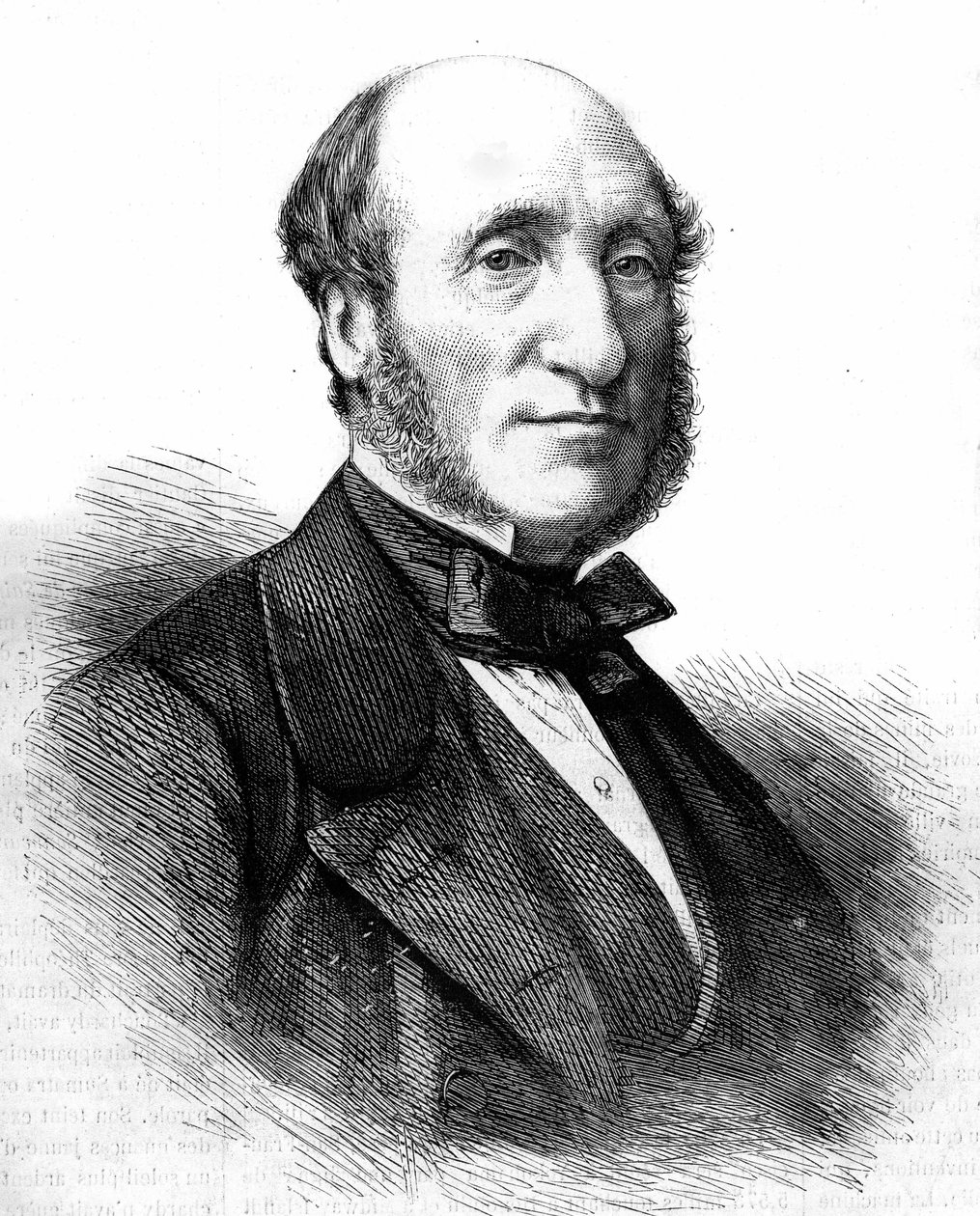 Michel Chevalier. Economista y político francés (1806-1879) de Unknown artist