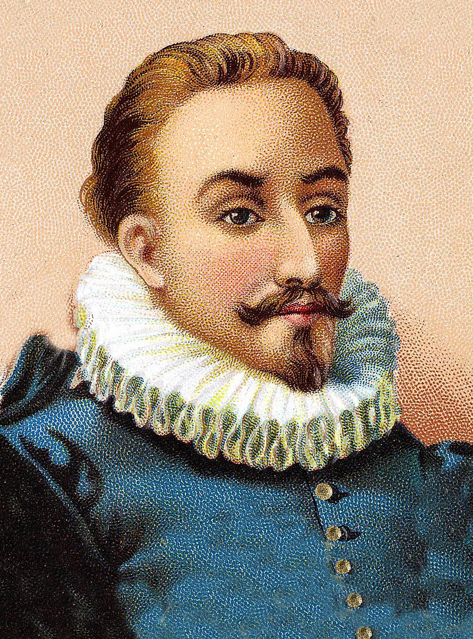 Miguel de Cervantes Saavedra 1547-1616 - Retrato de Miguel de Cervantes (1547-1616), poeta y dramaturgo español de Unknown artist