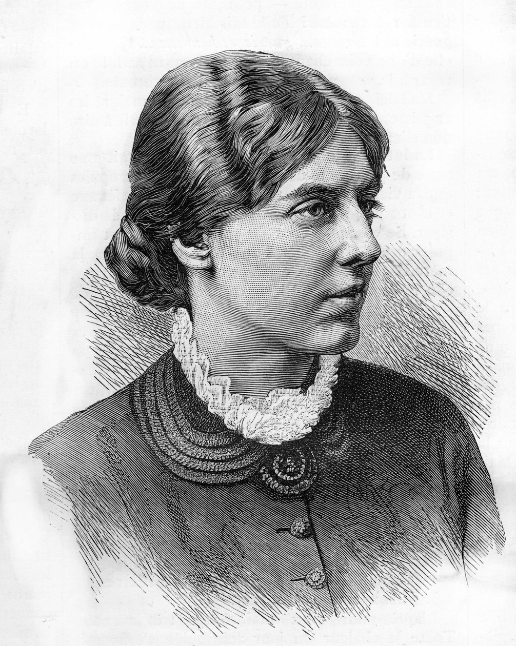 Señorita Kate Booth, Mariscal del Ejército de Salvación. de Unknown artist