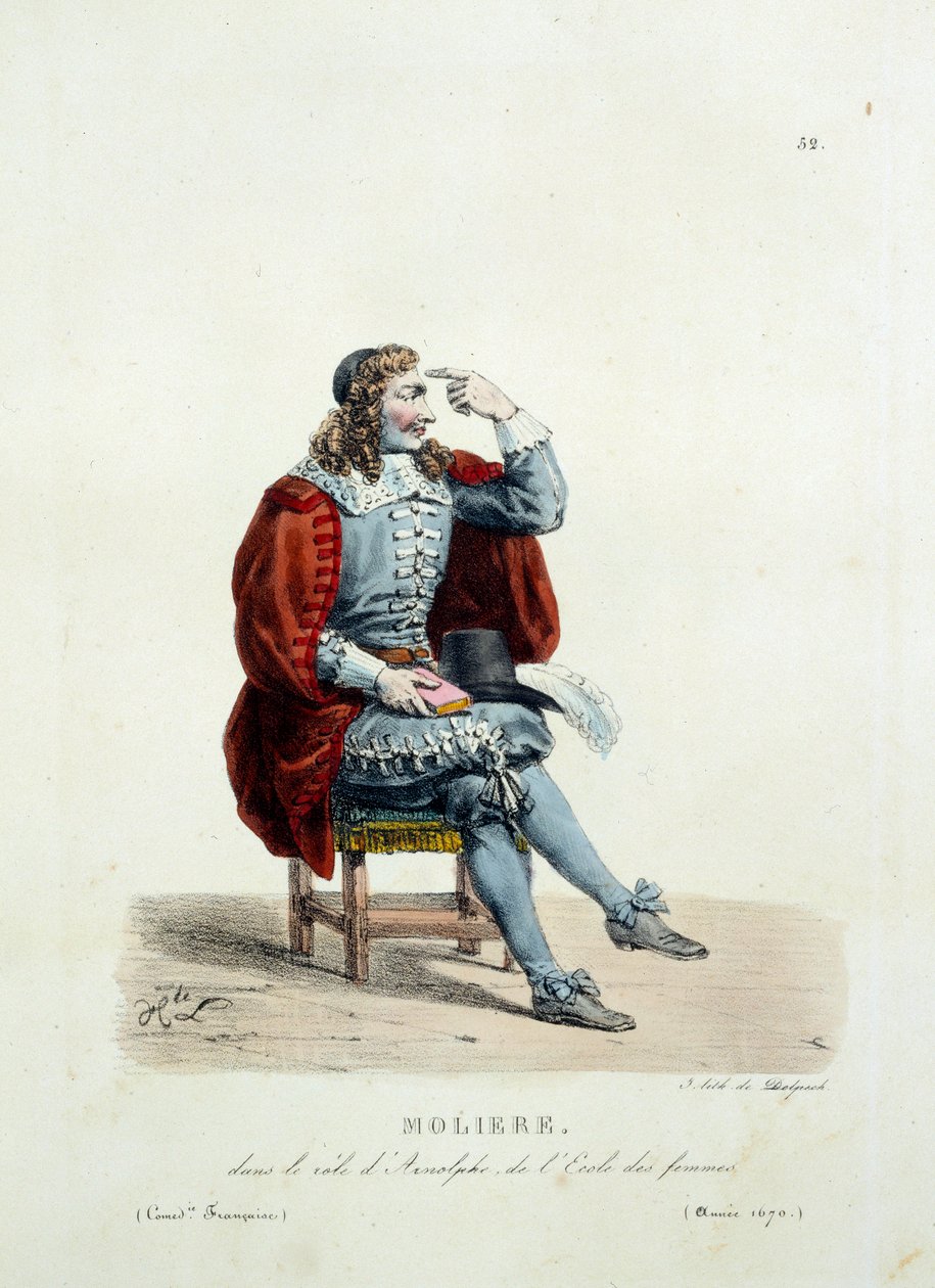 Traje de Molière en el papel de Arnolphe en la obra 