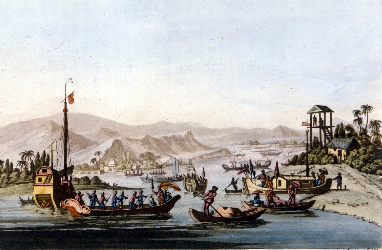 Desembocadura del Yang Tse Kiang de Unknown artist