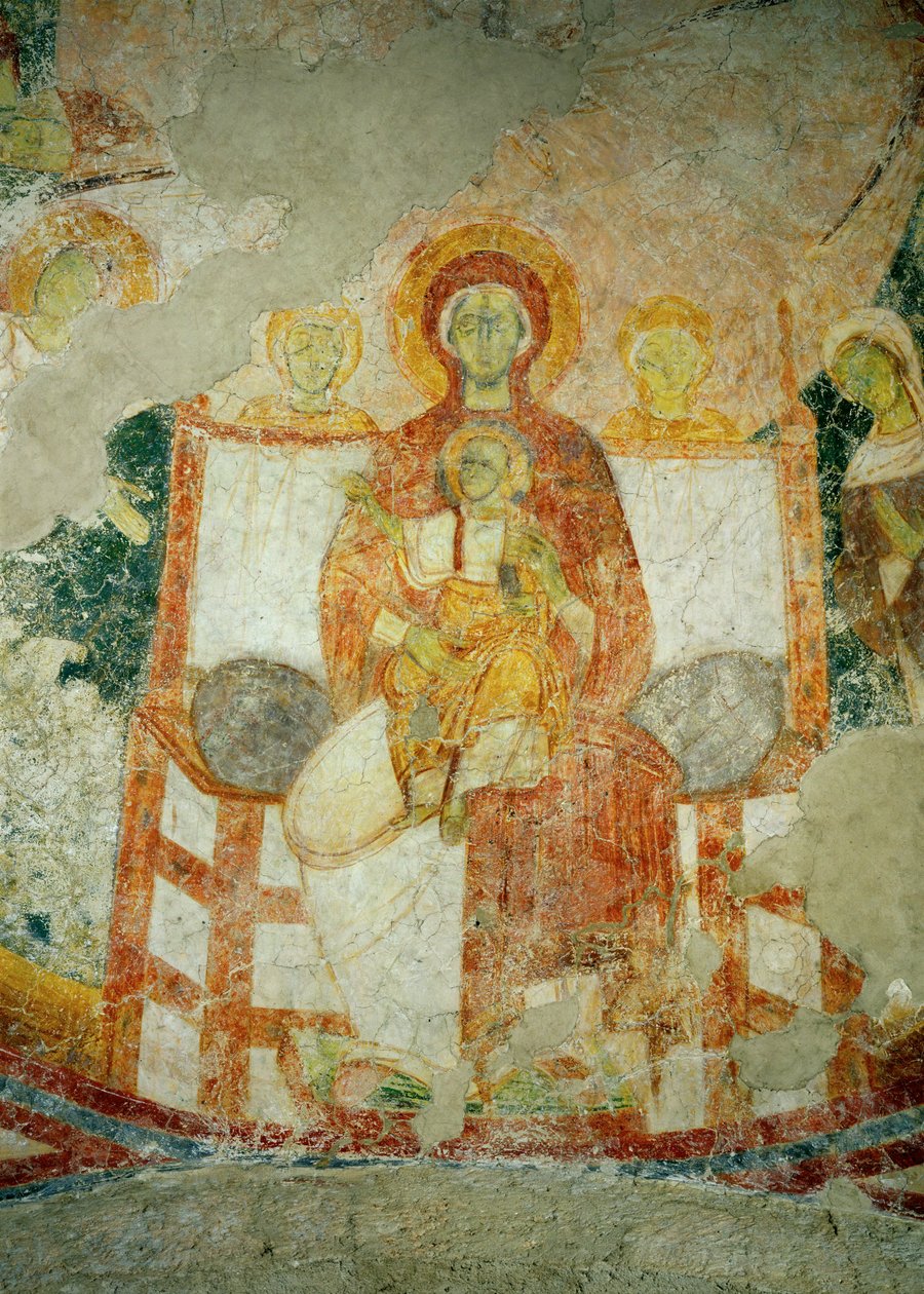 Murales de la iglesia del monasterio benedictino de Lambach, Alta Austria (fresco) de Unknown artist