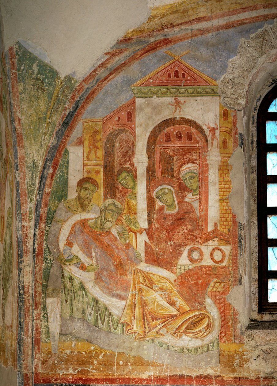 Murales de la iglesia del monasterio benedictino de Lambach, Alta Austria (fresco) de Unknown artist