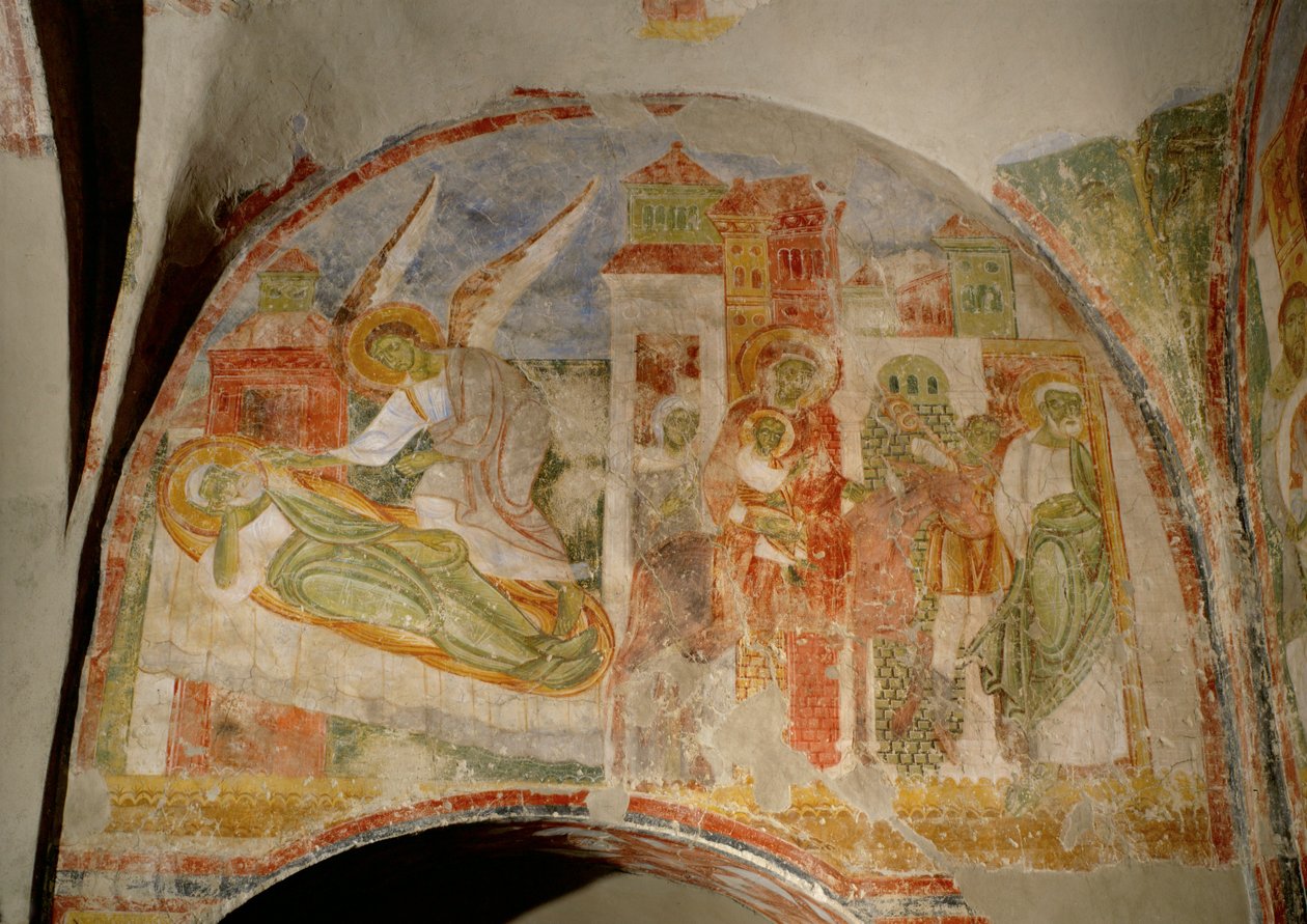 Murales de la iglesia del monasterio benedictino de Lambach, Alta Austria (fresco) de Unknown artist
