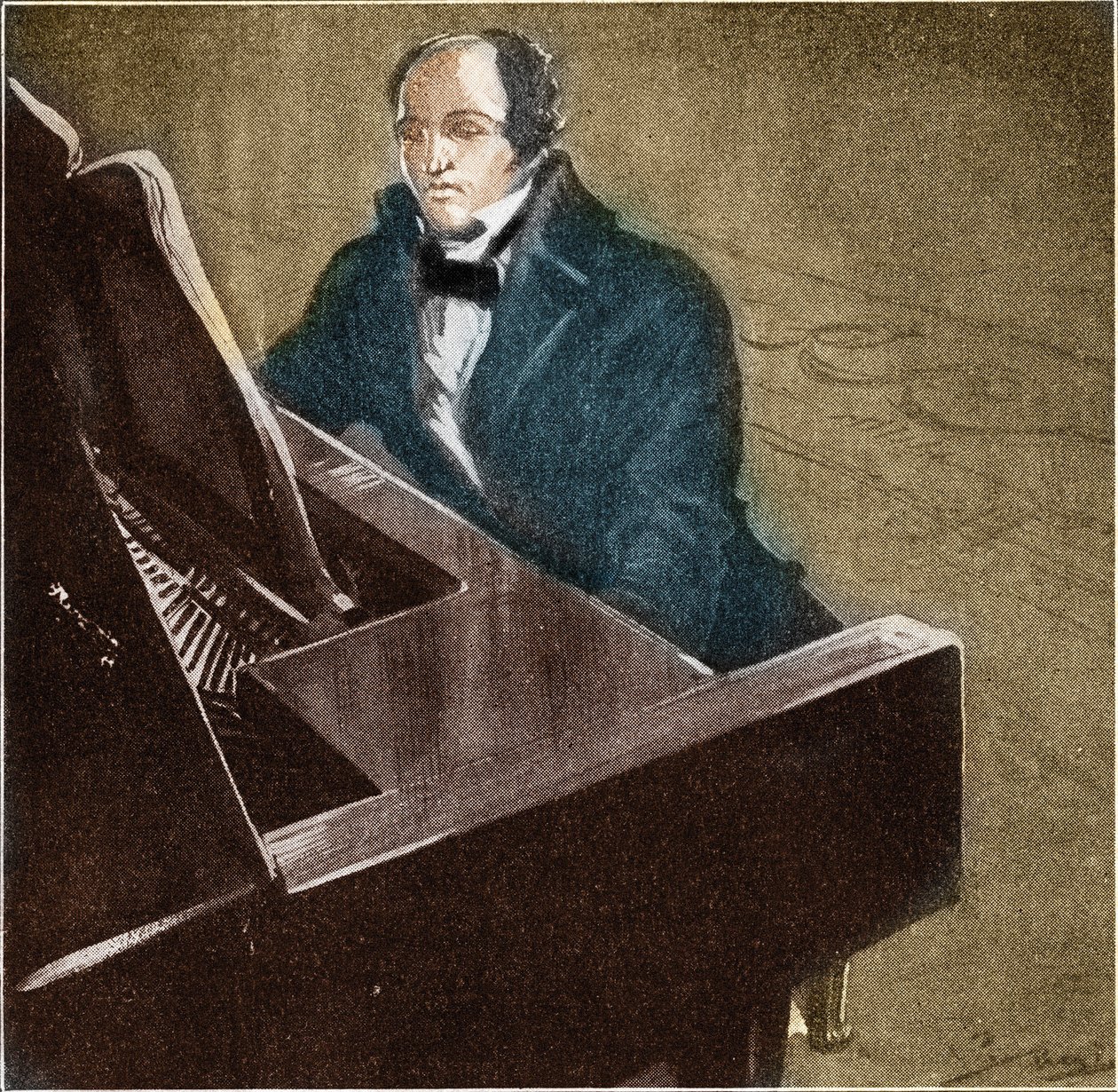 Muzio Clementi (1752-1832). Pianista y compositor italiano. Ilustración de 1932. de Unknown Artist