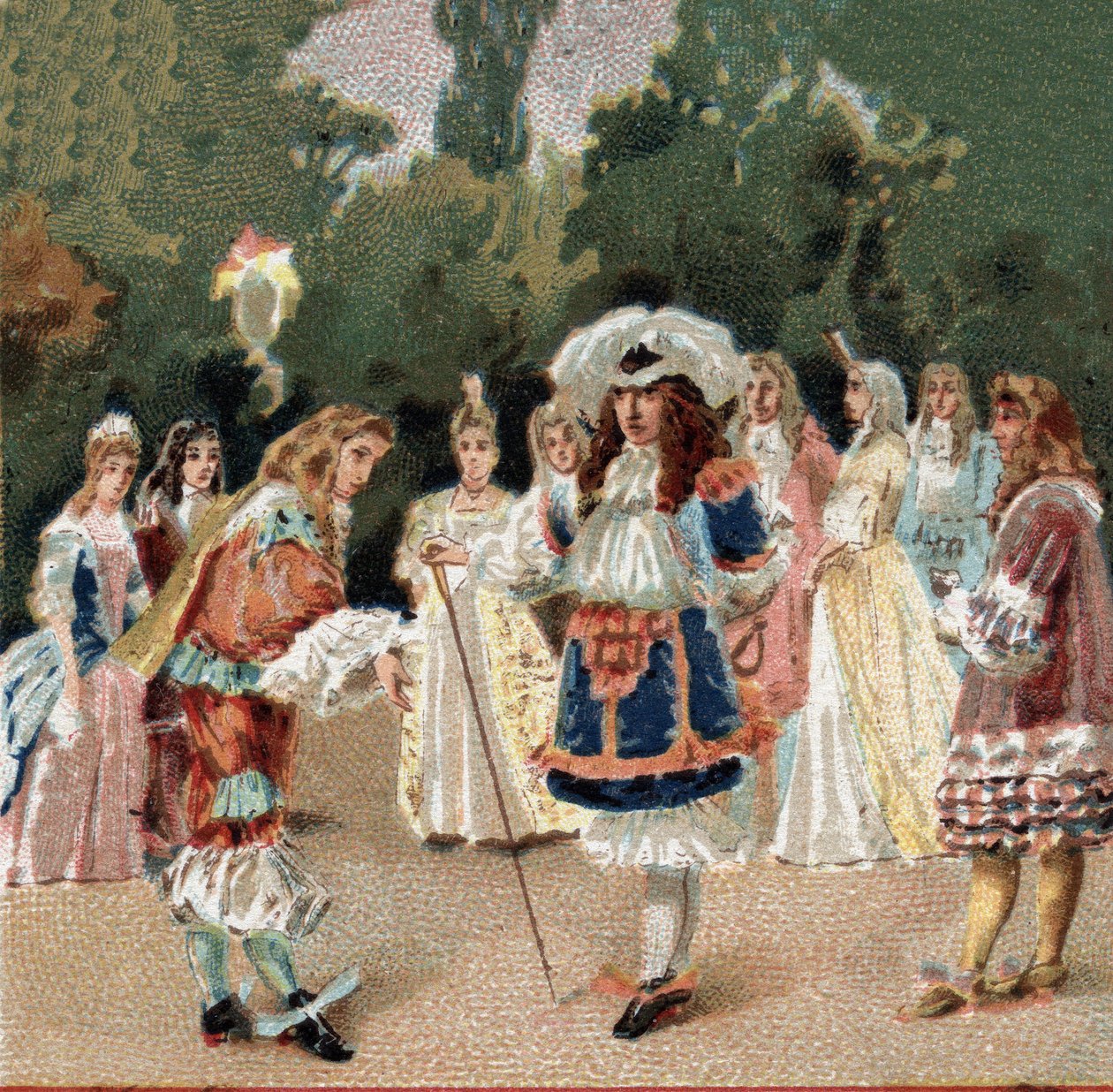 Nicolas Fouquet (1615-1680) recibió a Luis XIV conocido como Le Roi-Soleil (Rey Sol o Luis el Grande) de Unknown artist