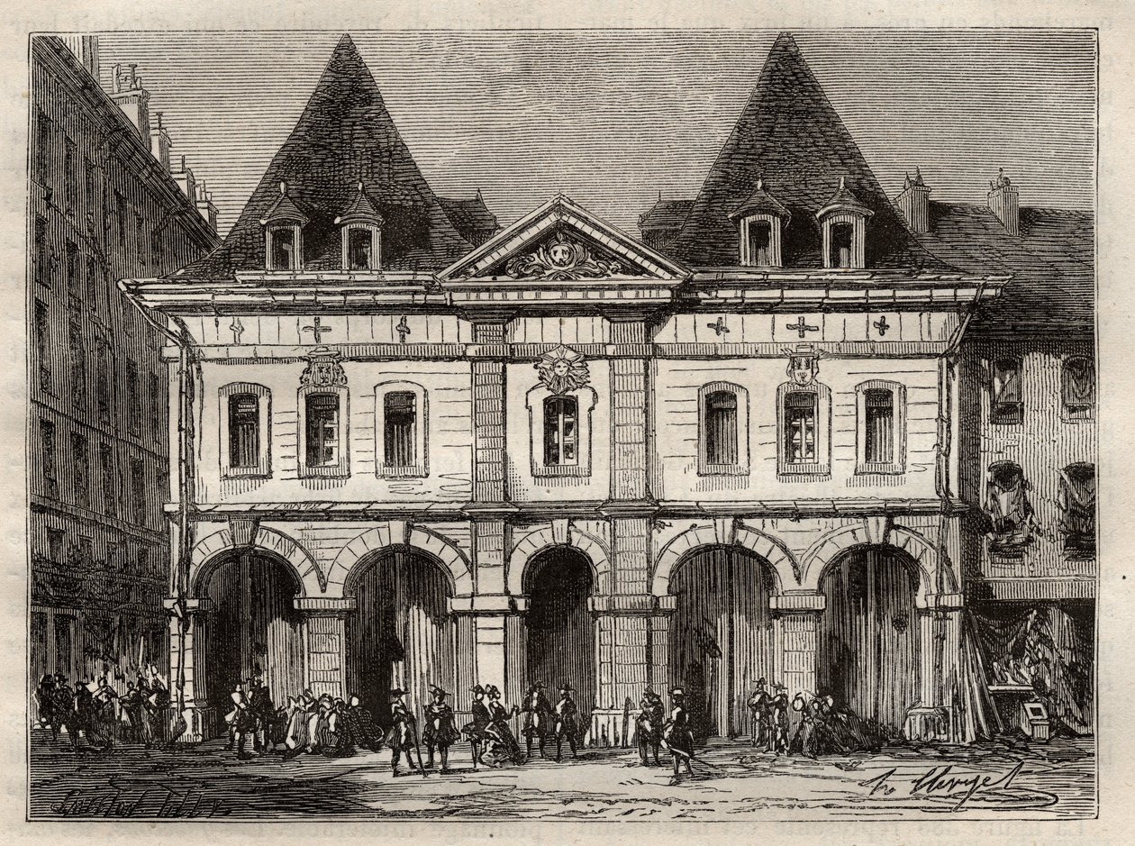 Antiguo almacén de sal de París, rue Saint Germain-l