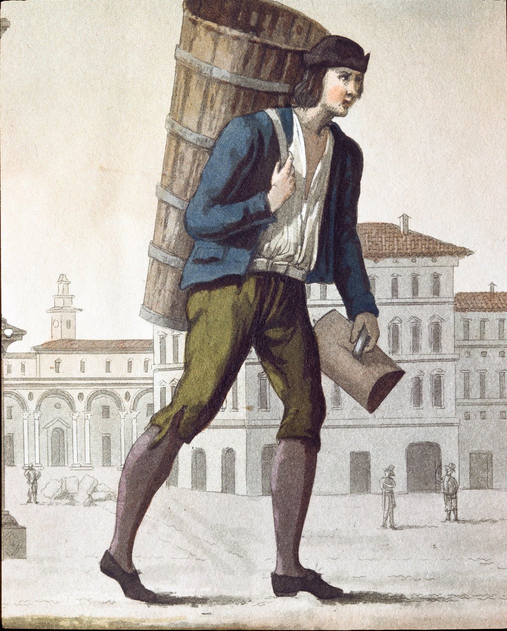 Antiguo oficio: el lechero de Unknown artist