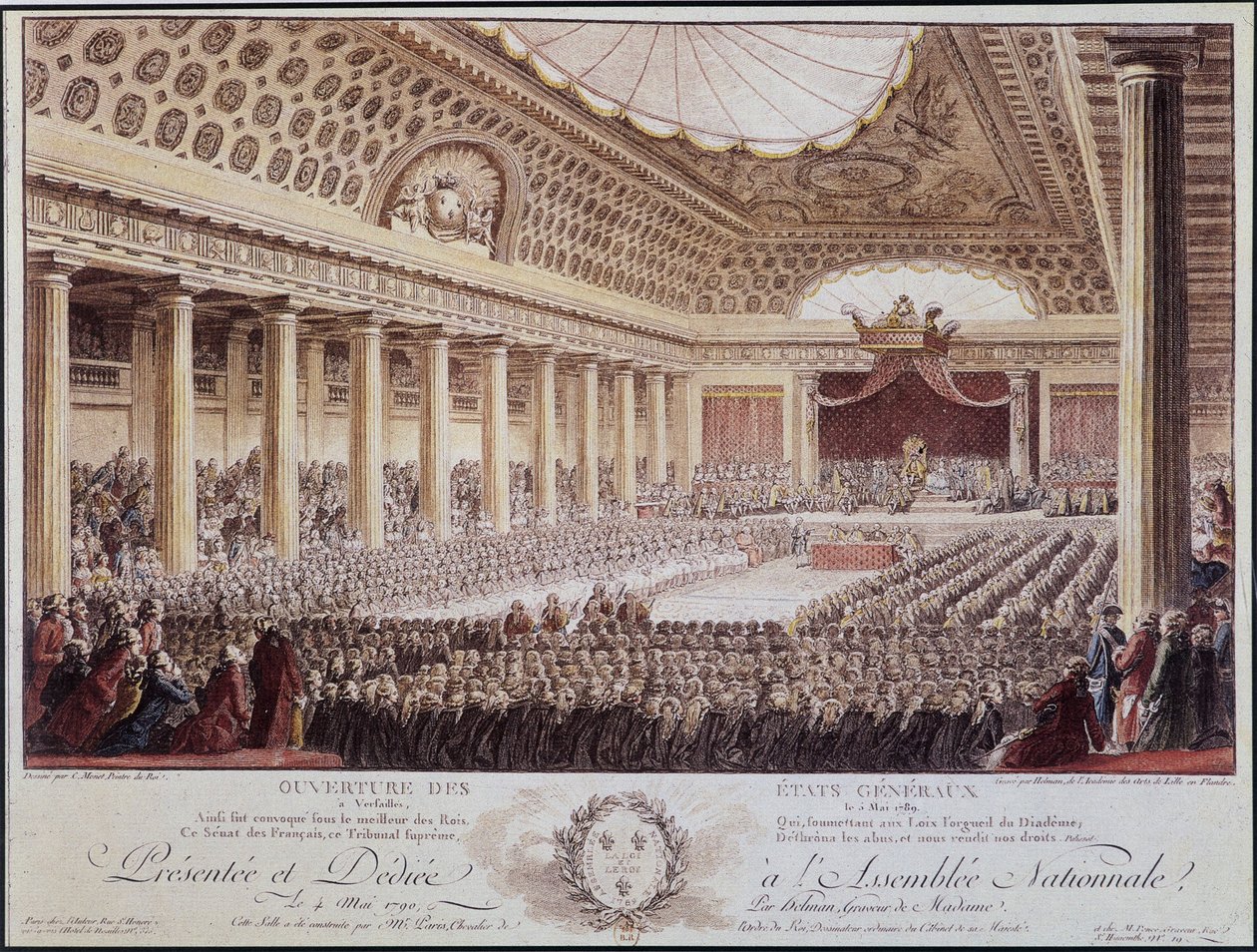 Apertura de la Asamblea General en Versalles el 5 de mayo de Unknown artist