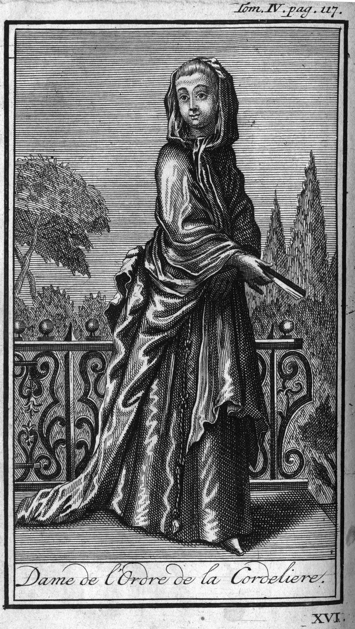 Órdenes de Caballería. Dama de la Orden de la Cordeliere. De la 