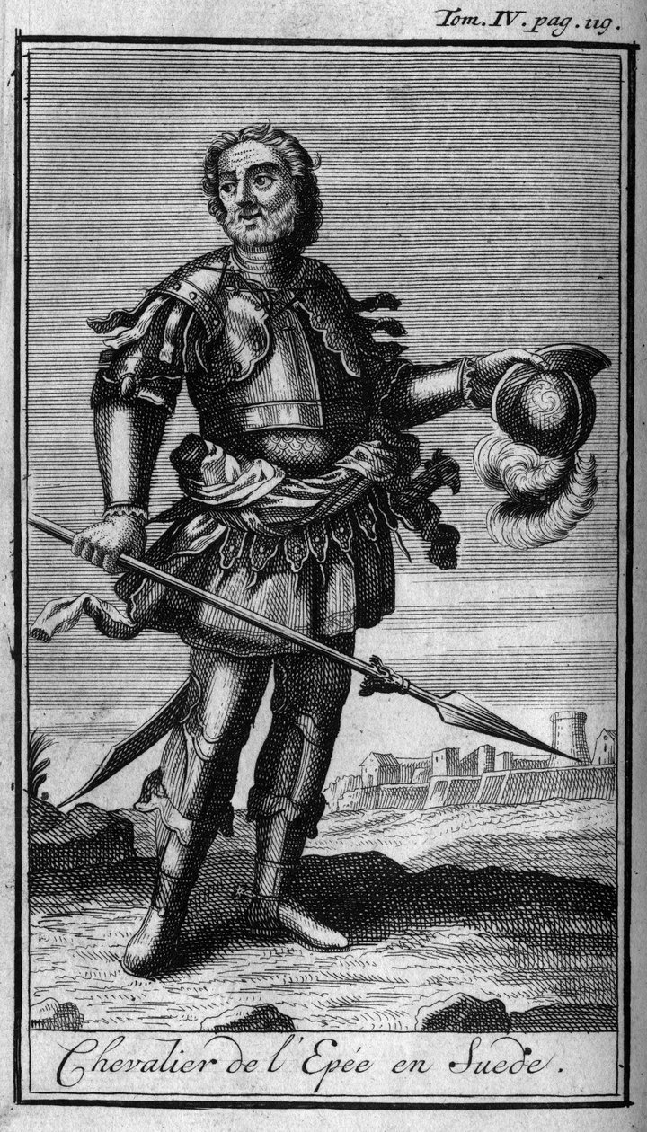 Órdenes de Caballería. Caballero de la Espada en Suecia en el siglo XVI. De la 