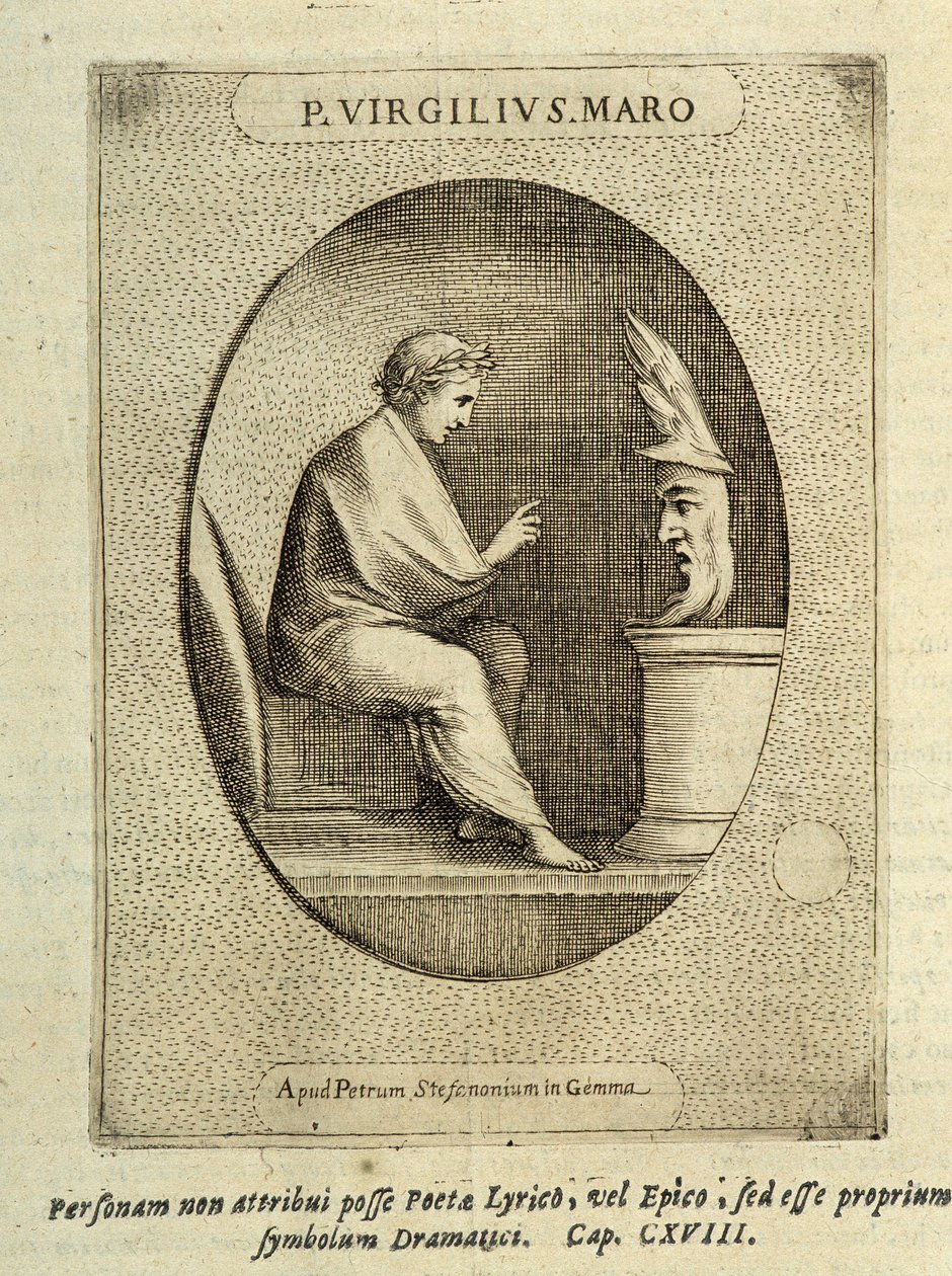 P. Virgilius S. Maro en “Patrones de Camafeos o Piedra” de Unknown artist